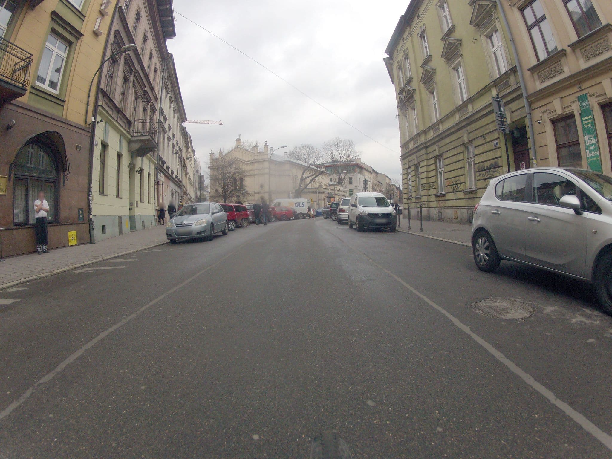 Street view near Hotel Kazimierz, Kraków