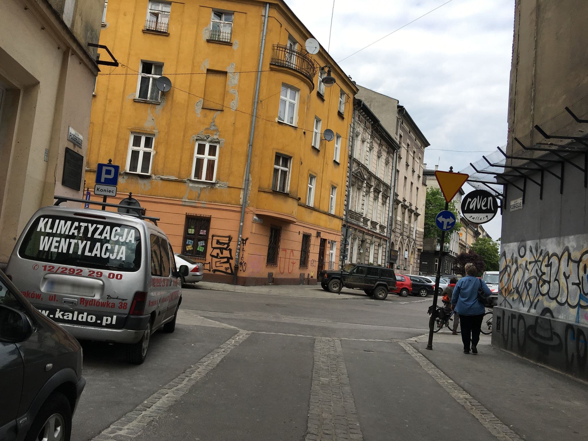 Street view near Hotel Kazimierz III, Kraków