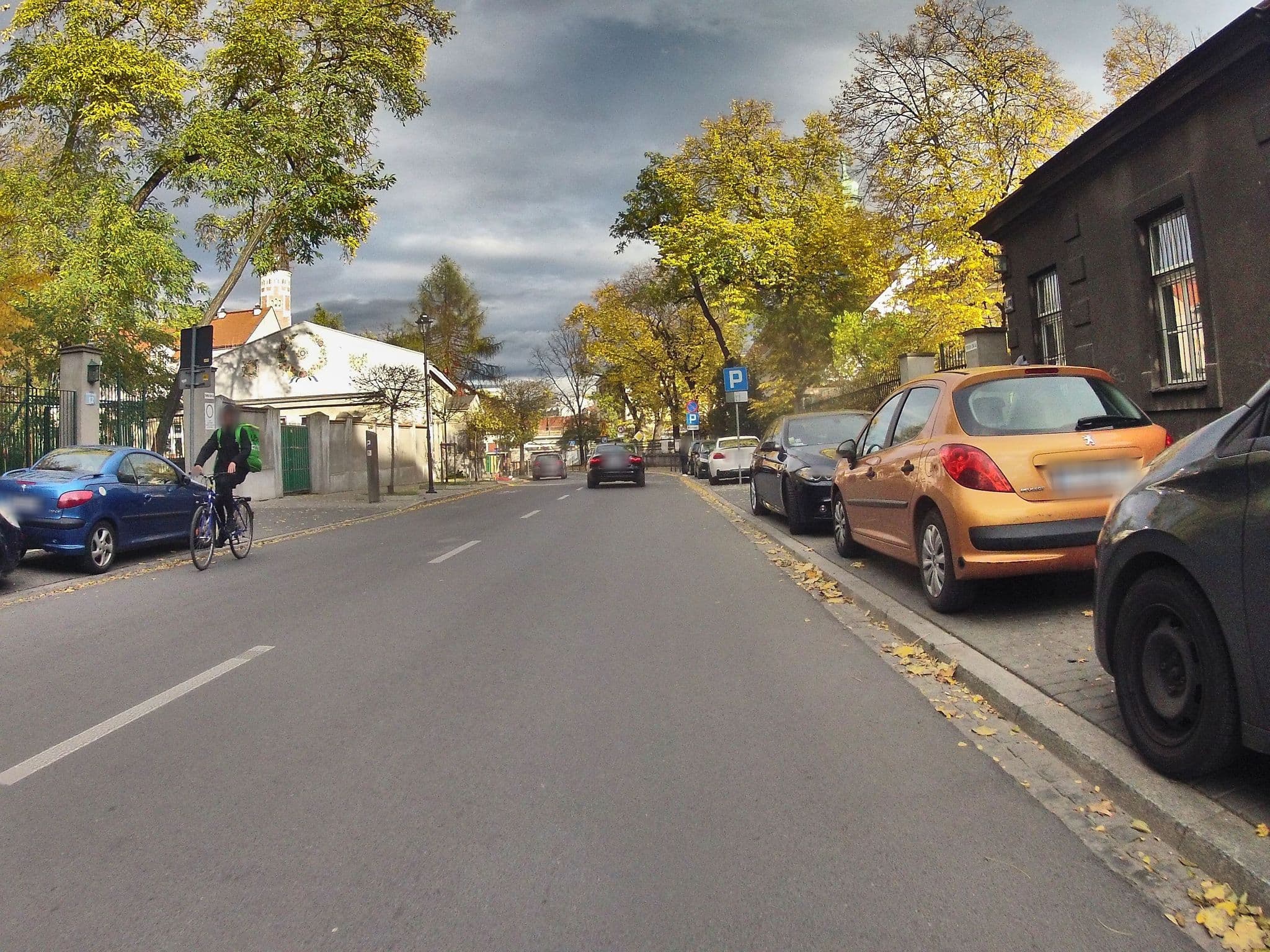 Street view near ParkSide, Kraków