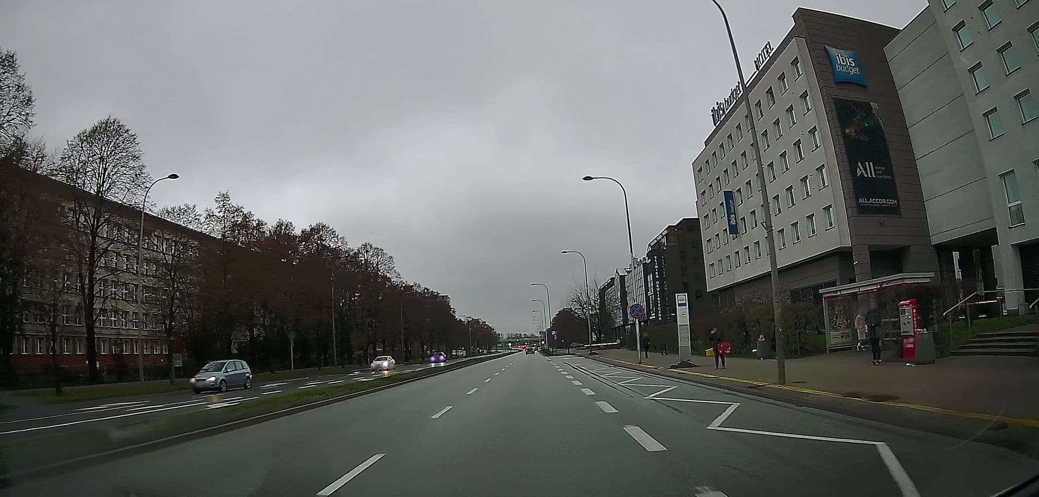 Street view near Ibis Warszawa West Station, Ochota — © 9f893cde (CC BY-SA · Mapillary)