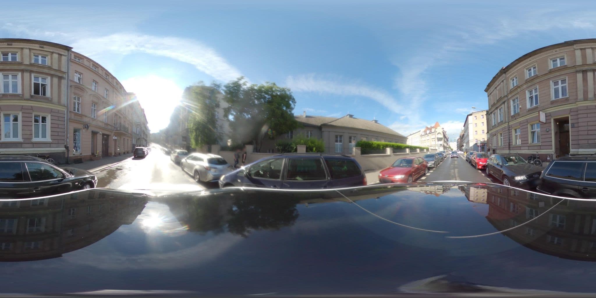 Street view near Hostel 8, Poznań — © Fixtor (CC BY-SA · Mapillary)