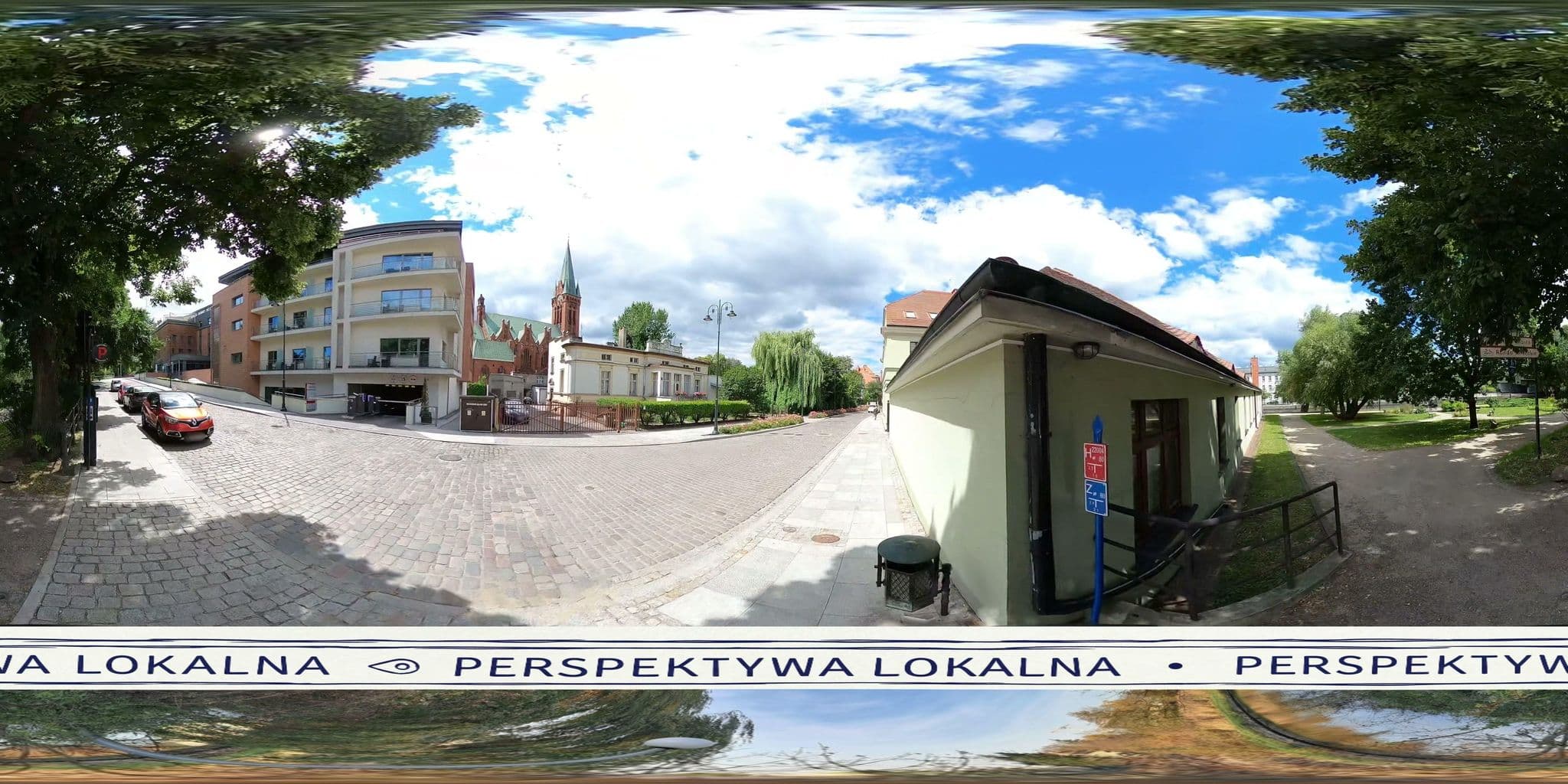Street view near Qubus Hotel, Bydgoszcz — © PerspektywaLokalna (CC BY-SA · Mapillary)
