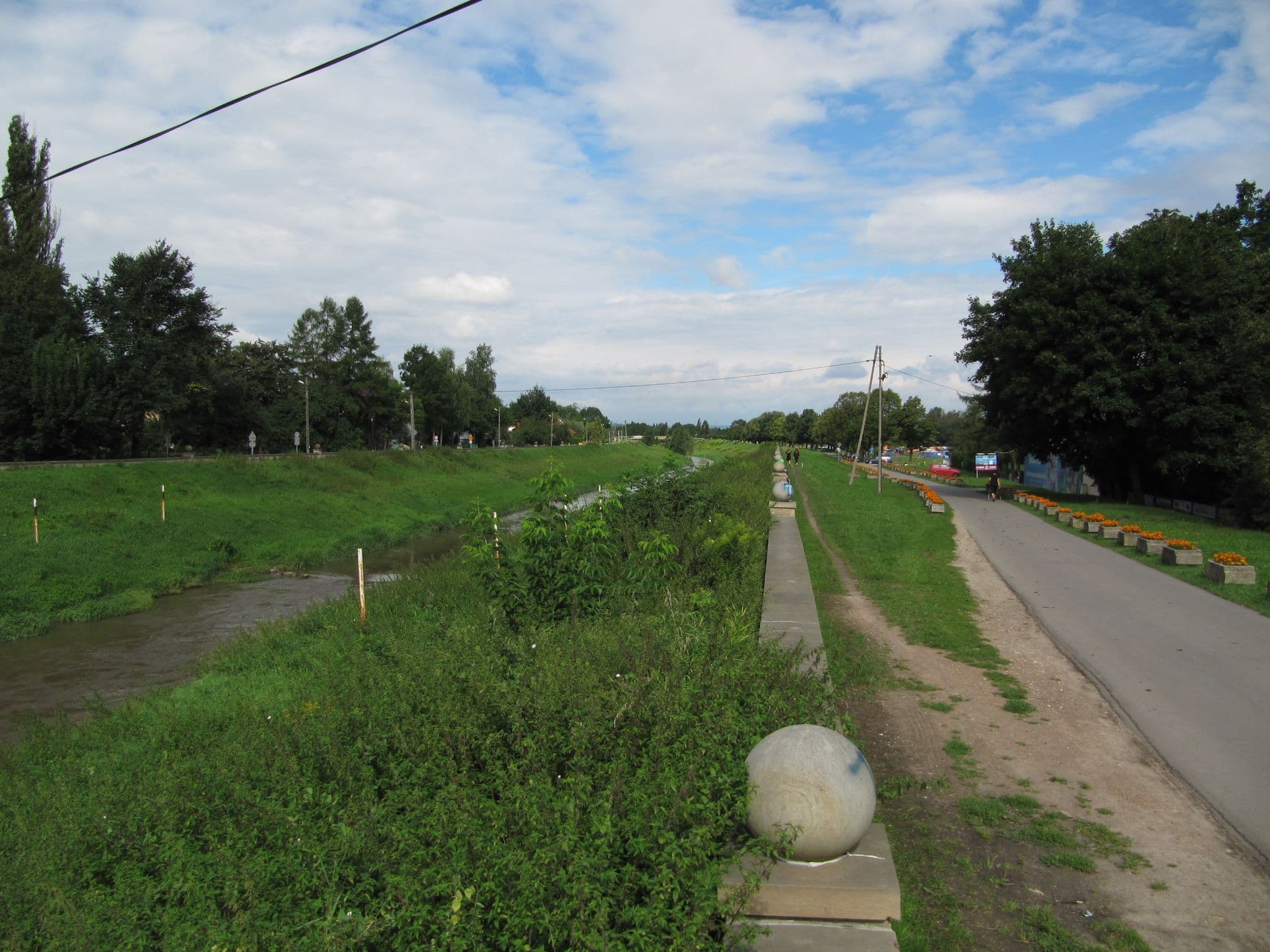 Street view near Hostel Juvenia, Kraków