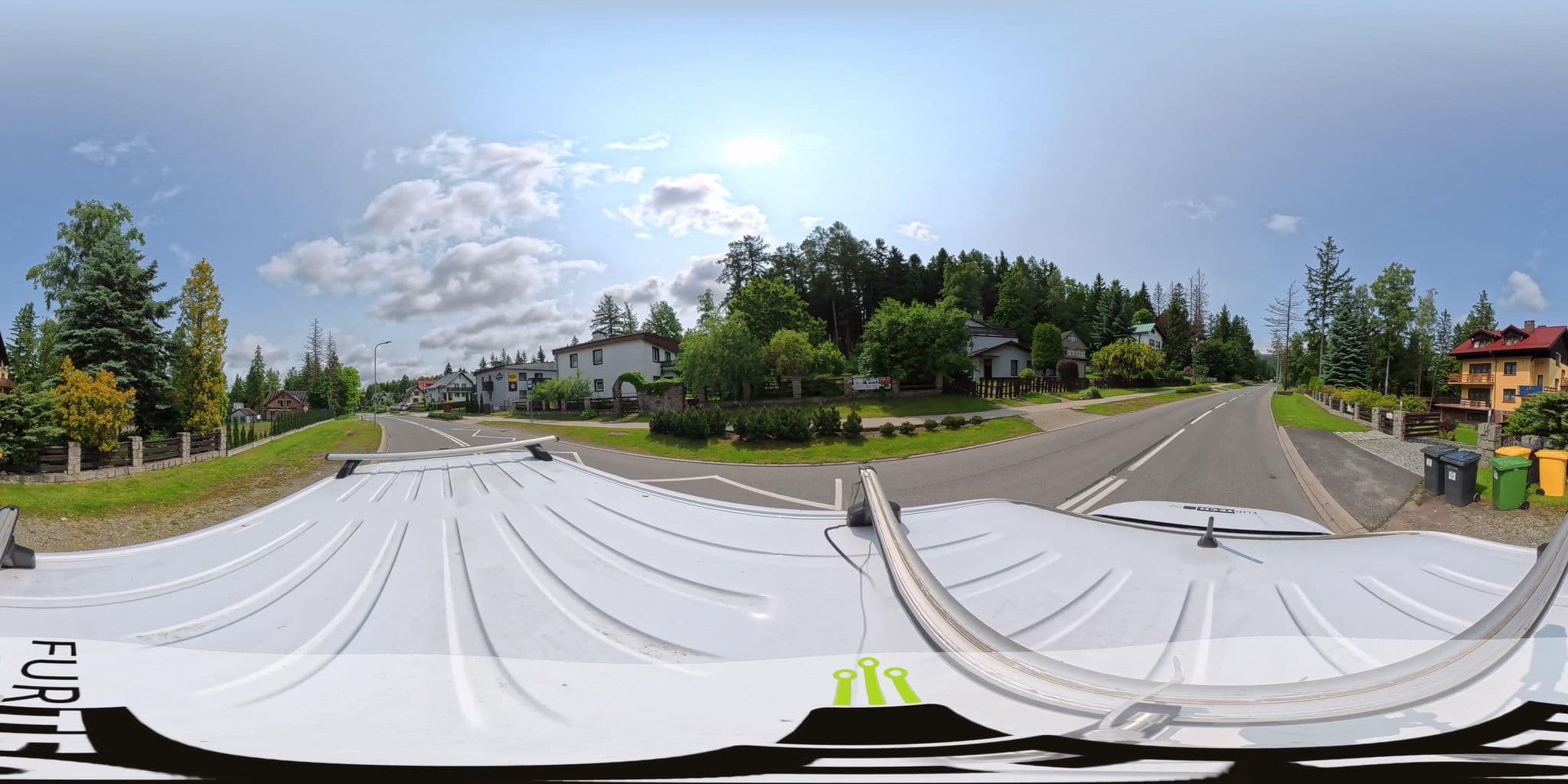 Street view near Willa Paweł, Karpacz