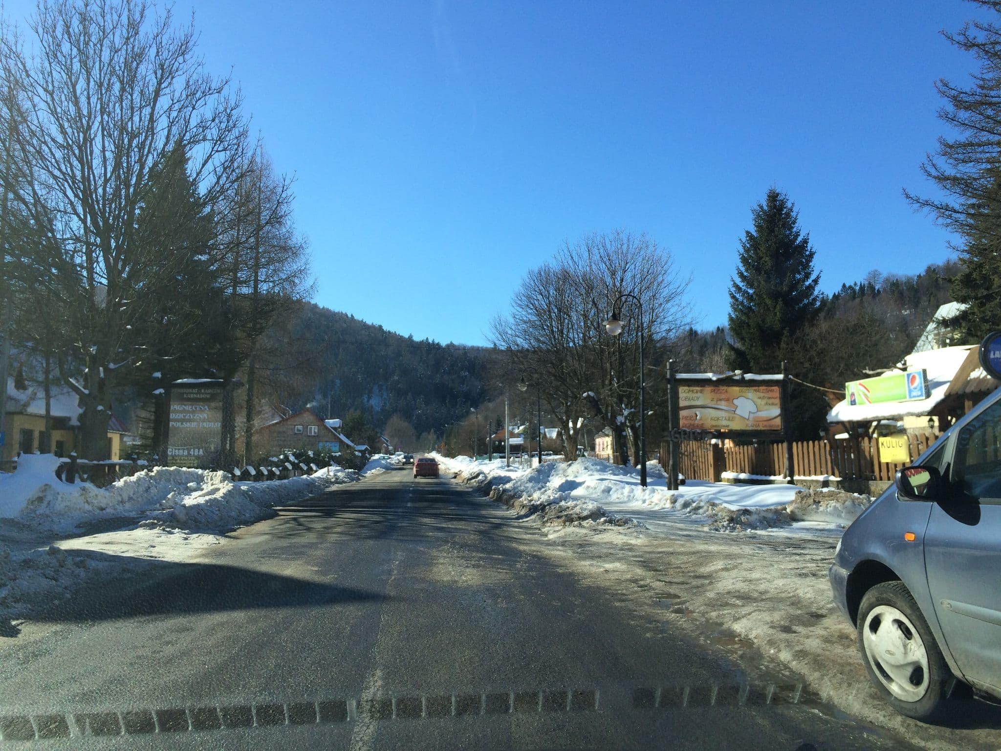 Street view near Pensjonat Karnasów, Baligród