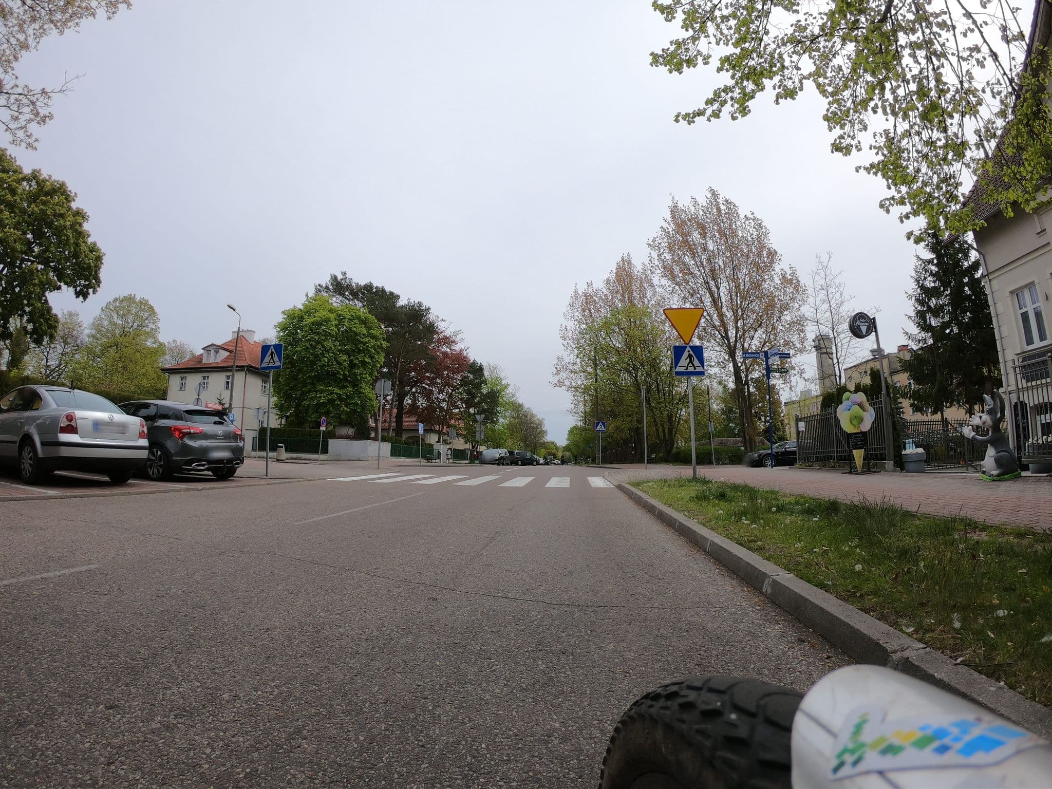 Street view near Villa Aronia, Ustka