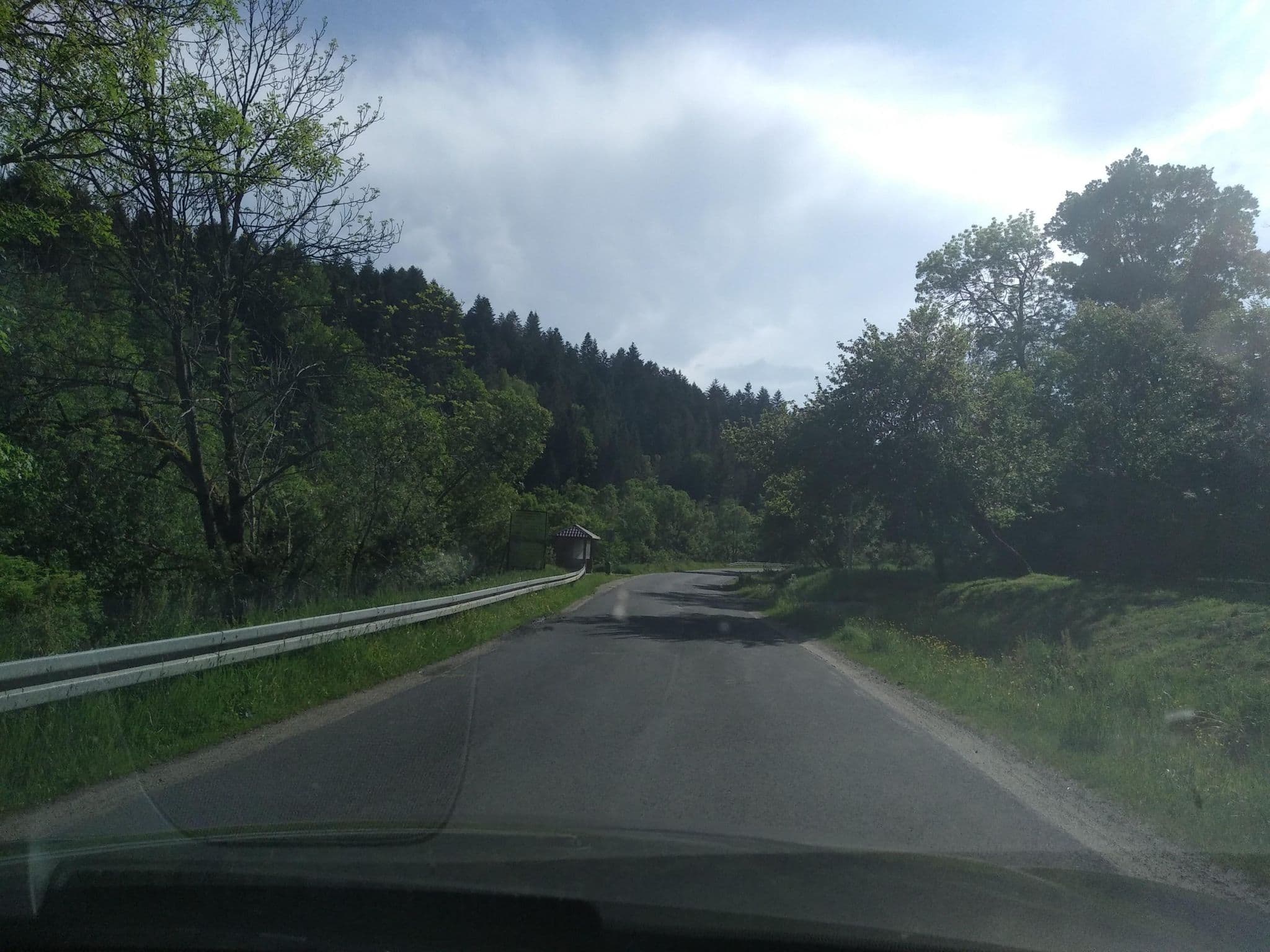 Street view near Leonówka, Baligród