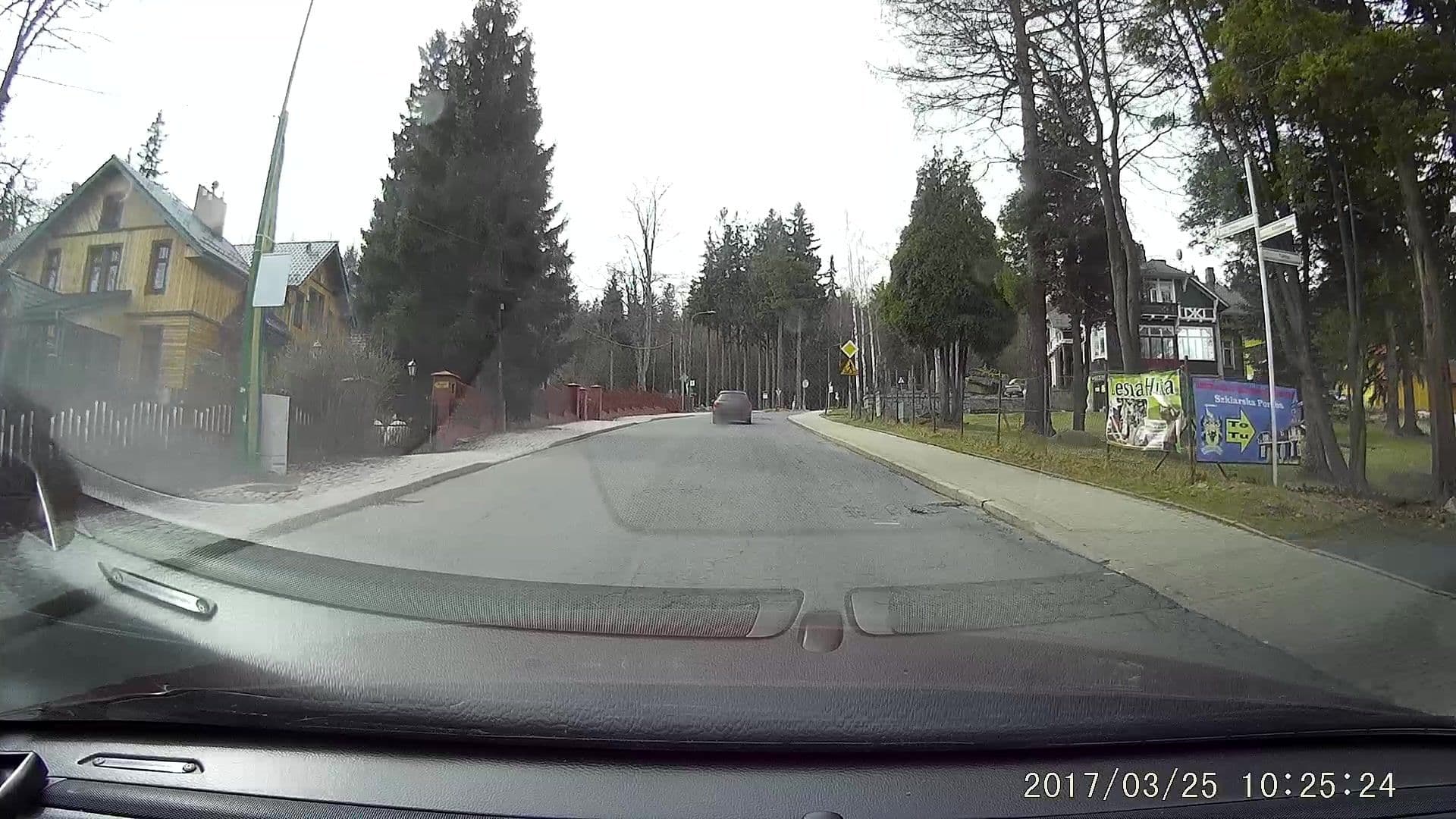 Street view near Hotel Magnes, Szklarska Poręba