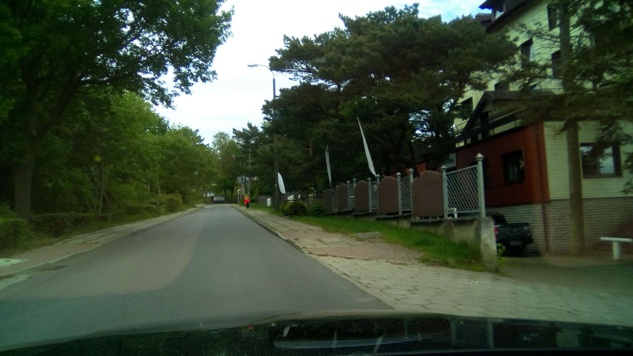 Street view near Balturia - Jastrzębia, Jastrzębia Góra