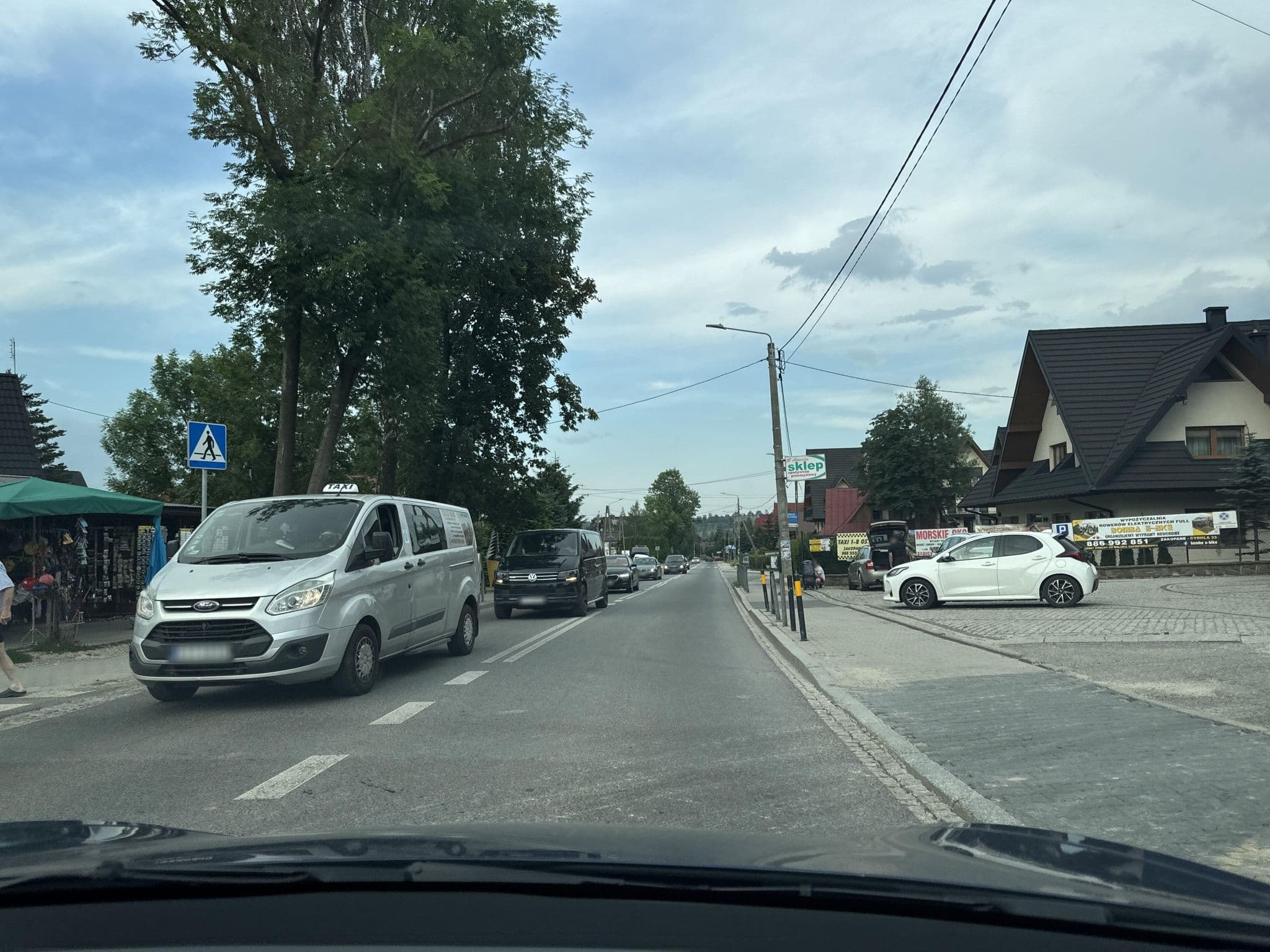 Street view near Willa Regina, Zakopane