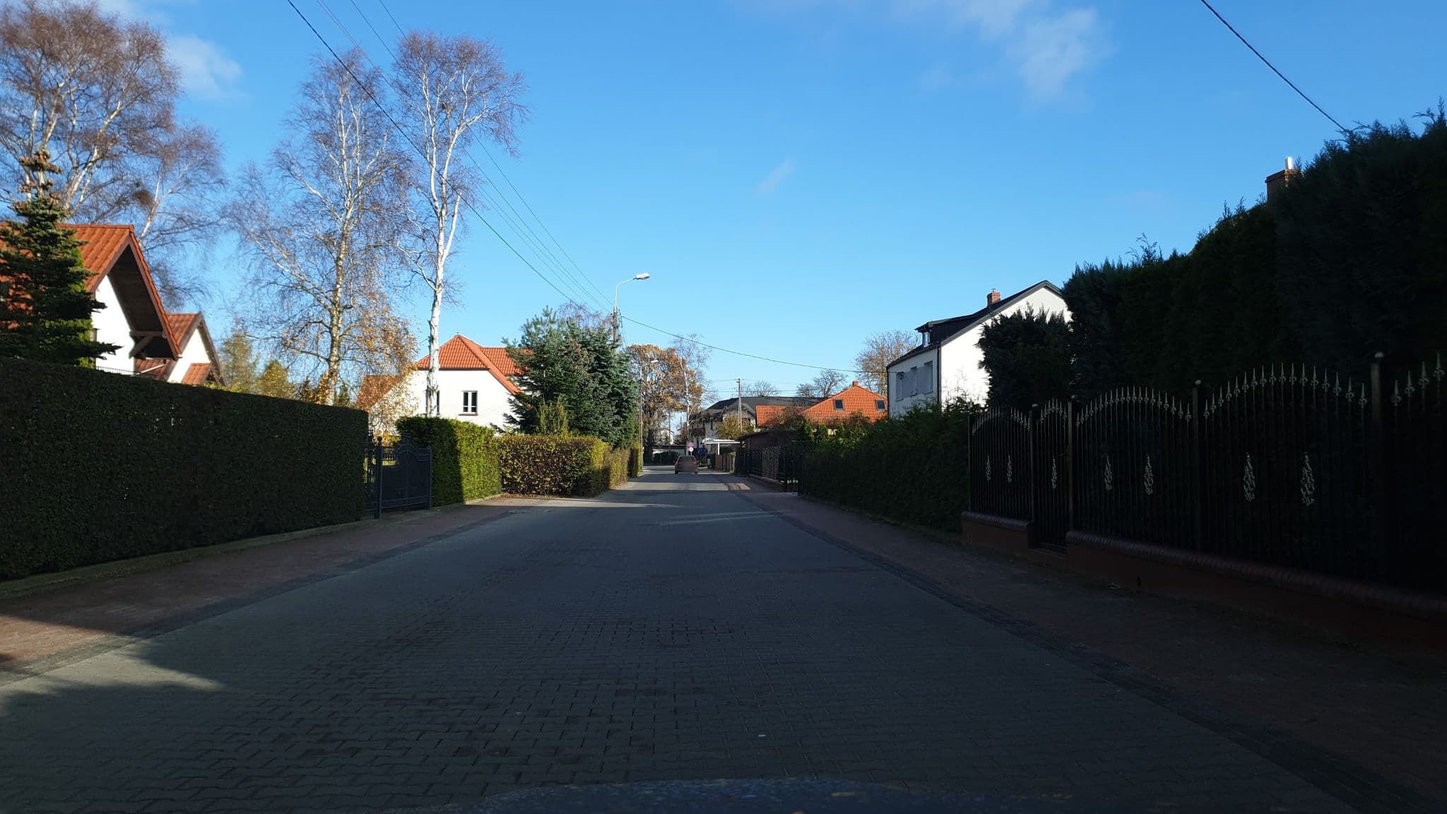 Street view near Oliwia, Jastrzębia Góra