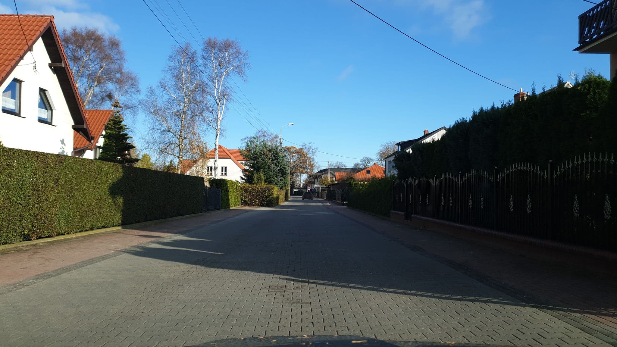 Street view near Sandra, Jastrzębia Góra