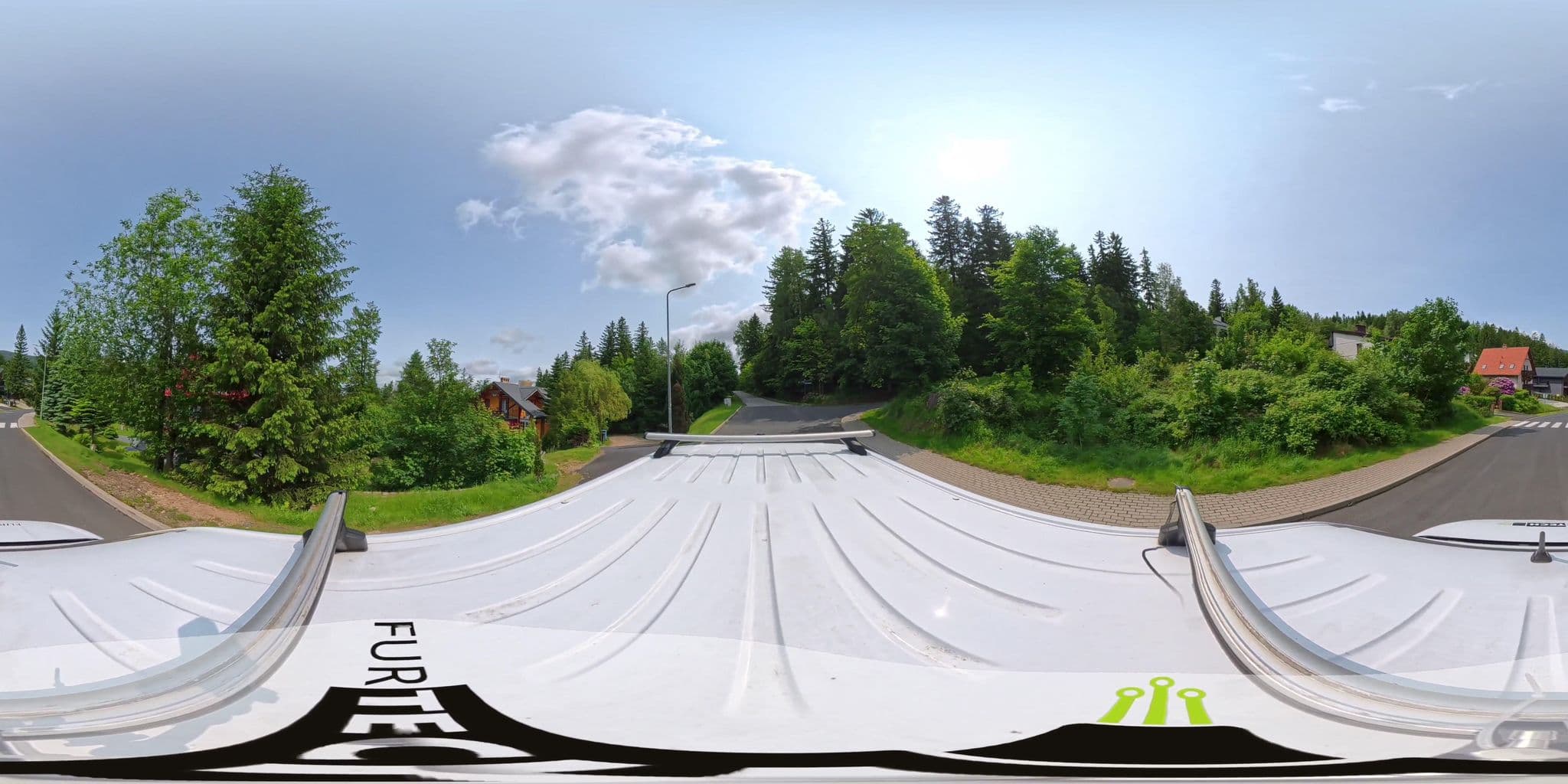 Street view near Szafirowy Zakątek, Karpacz