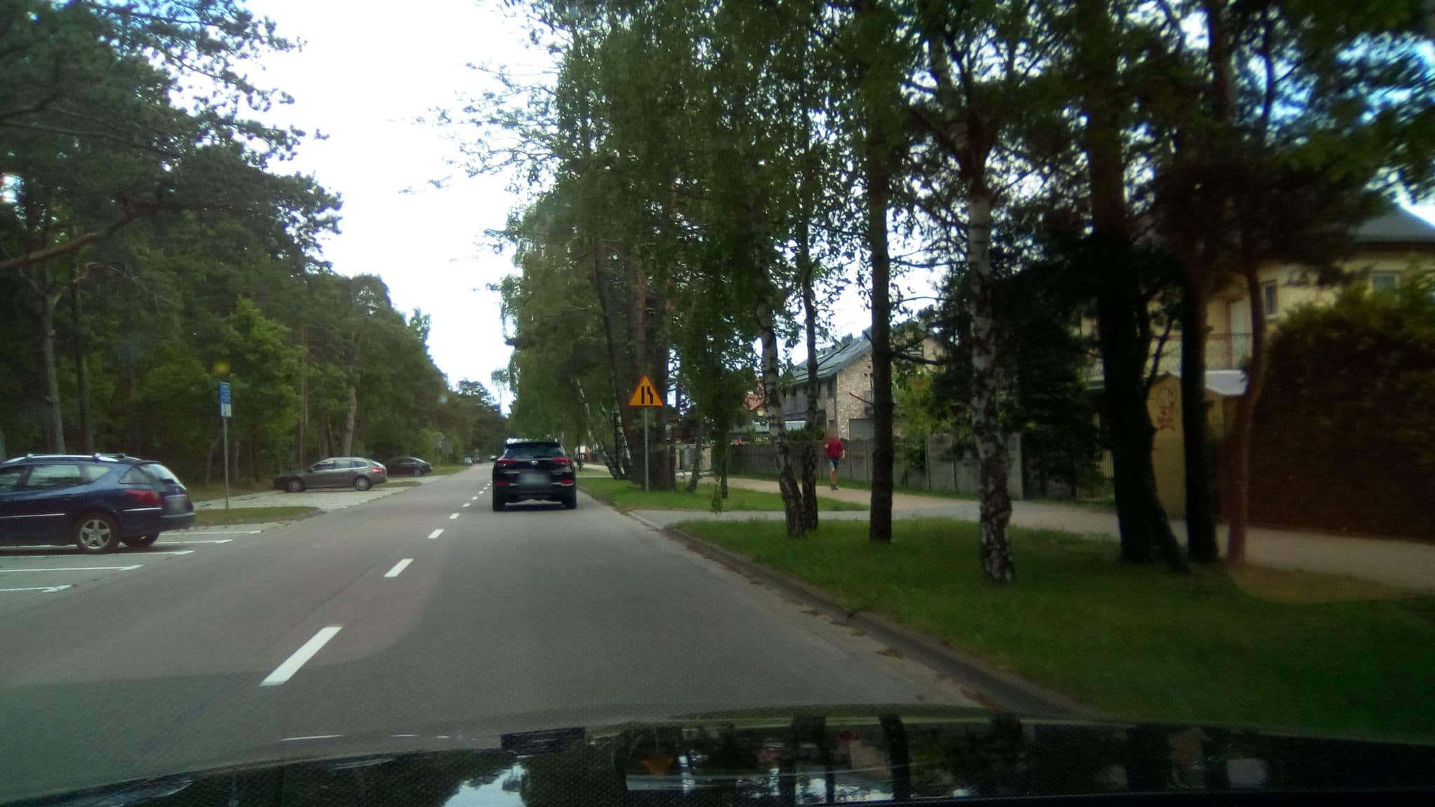 Street view near Zefir, Jastrzębia Góra