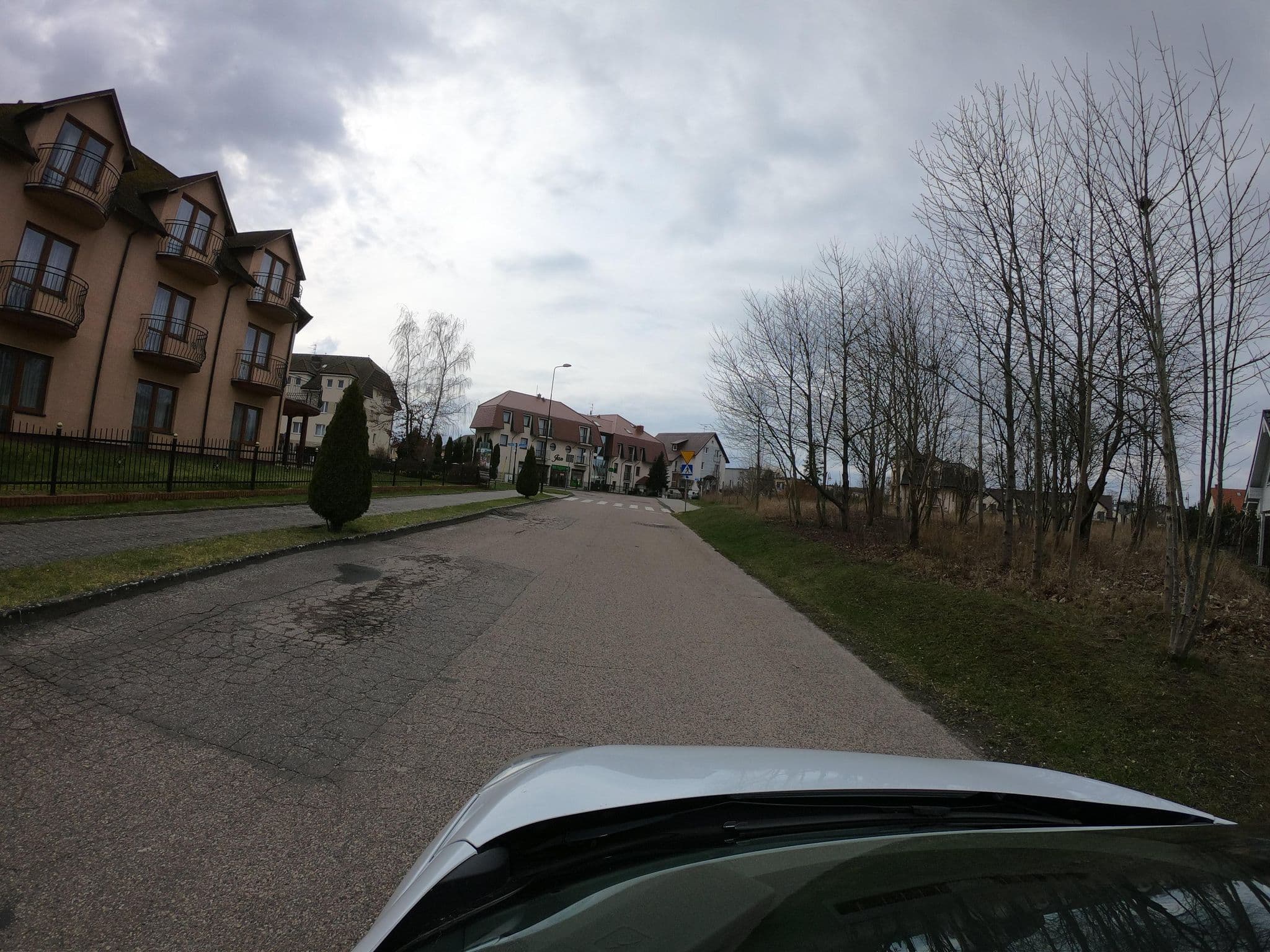Street view near Piast, Pobierowo
