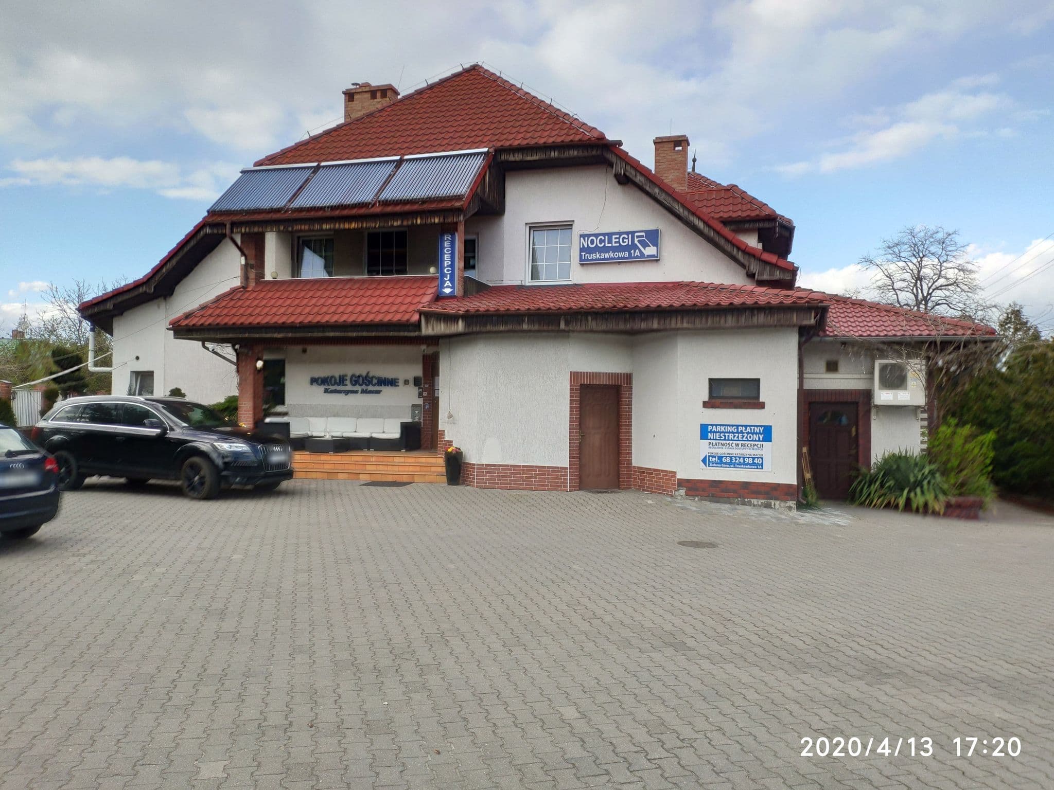 Street view near Mini Hotel Zajazd, Zielona Góra — © km2bp (CC BY-SA · Mapillary)