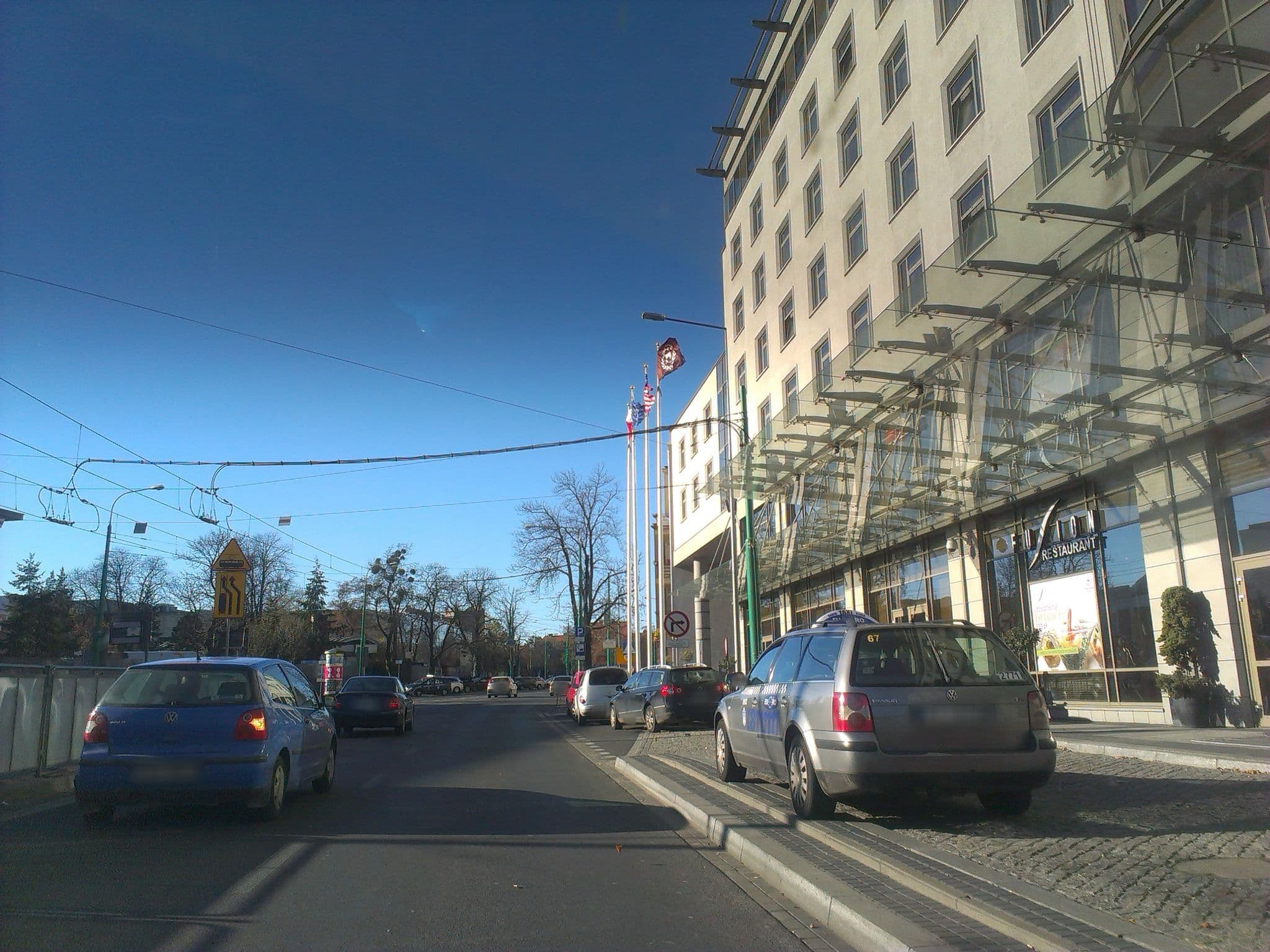 Street view near Sheraton, Poznań — © seba020 (CC BY-SA · Mapillary)