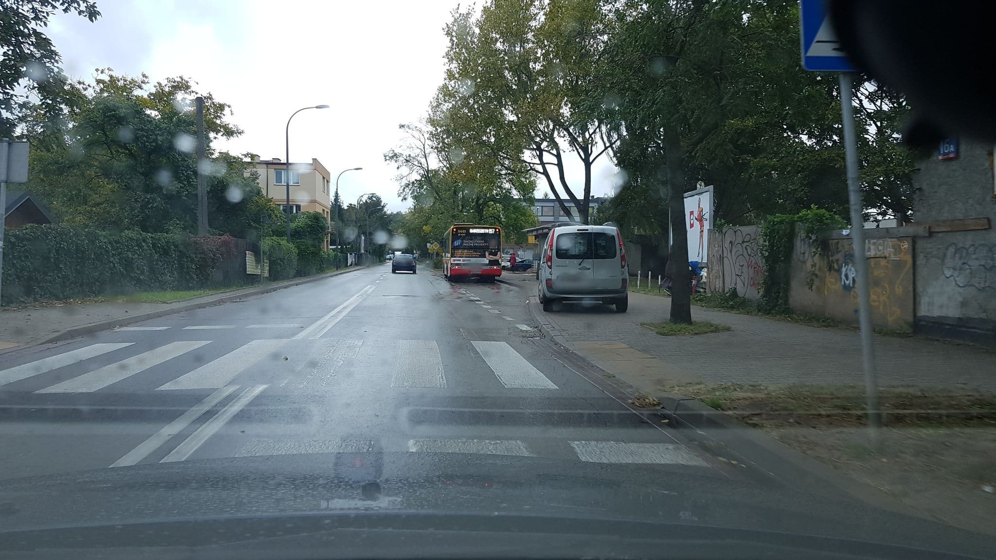 Street view near A&B Willa Klaudyny, Żoliborz — © kmajcher (CC BY-SA · Mapillary)