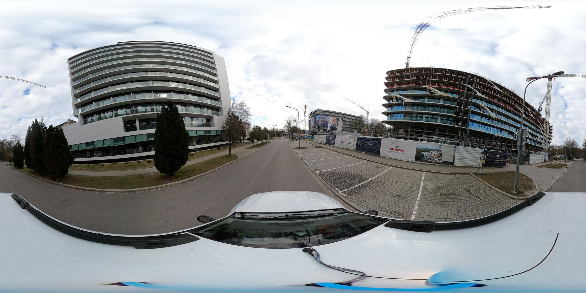 Street view near Olymp IV, Kołobrzeg
