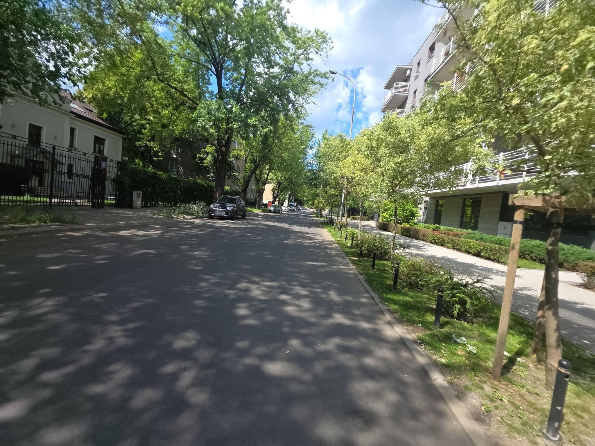 Street view near Cosy Apt Wierzbowa, Łódź — © Rowerowa_Lodz (CC BY-SA · Mapillary)