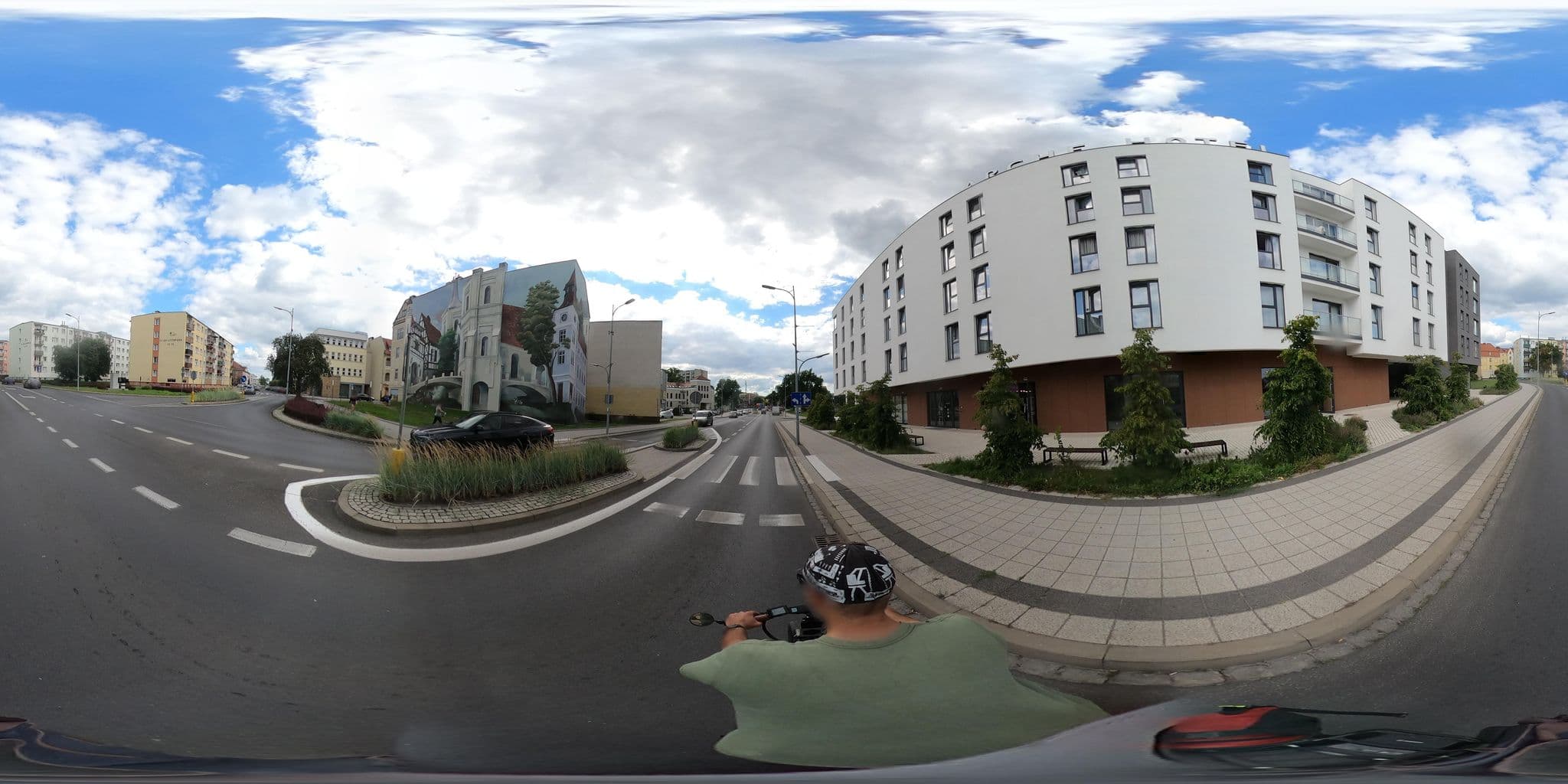 Street view near Arche Hotel, Piła — © masterofnoroad (CC BY-SA · Mapillary)
