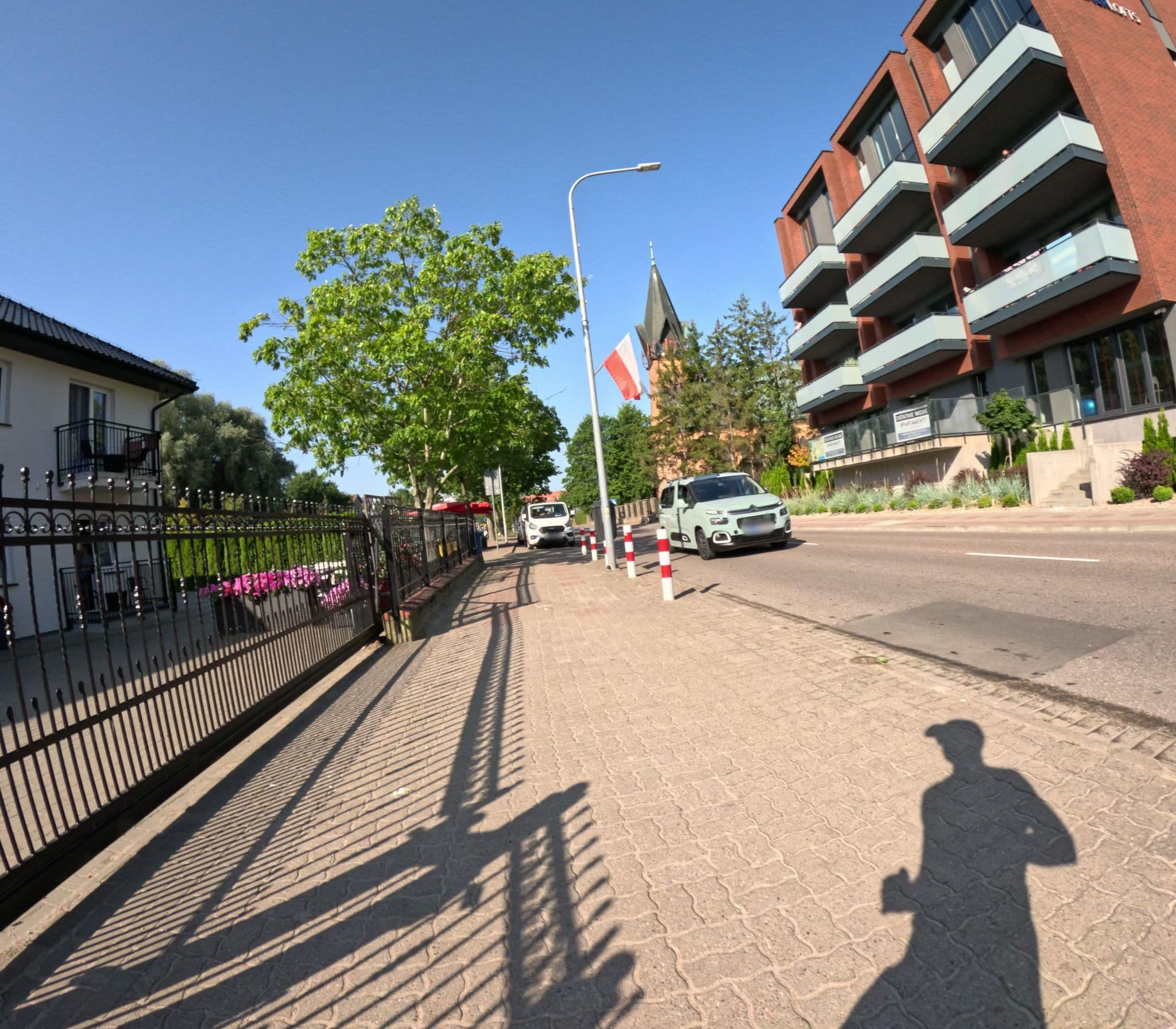Street view near Summer Lofts, Ustronie Morskie