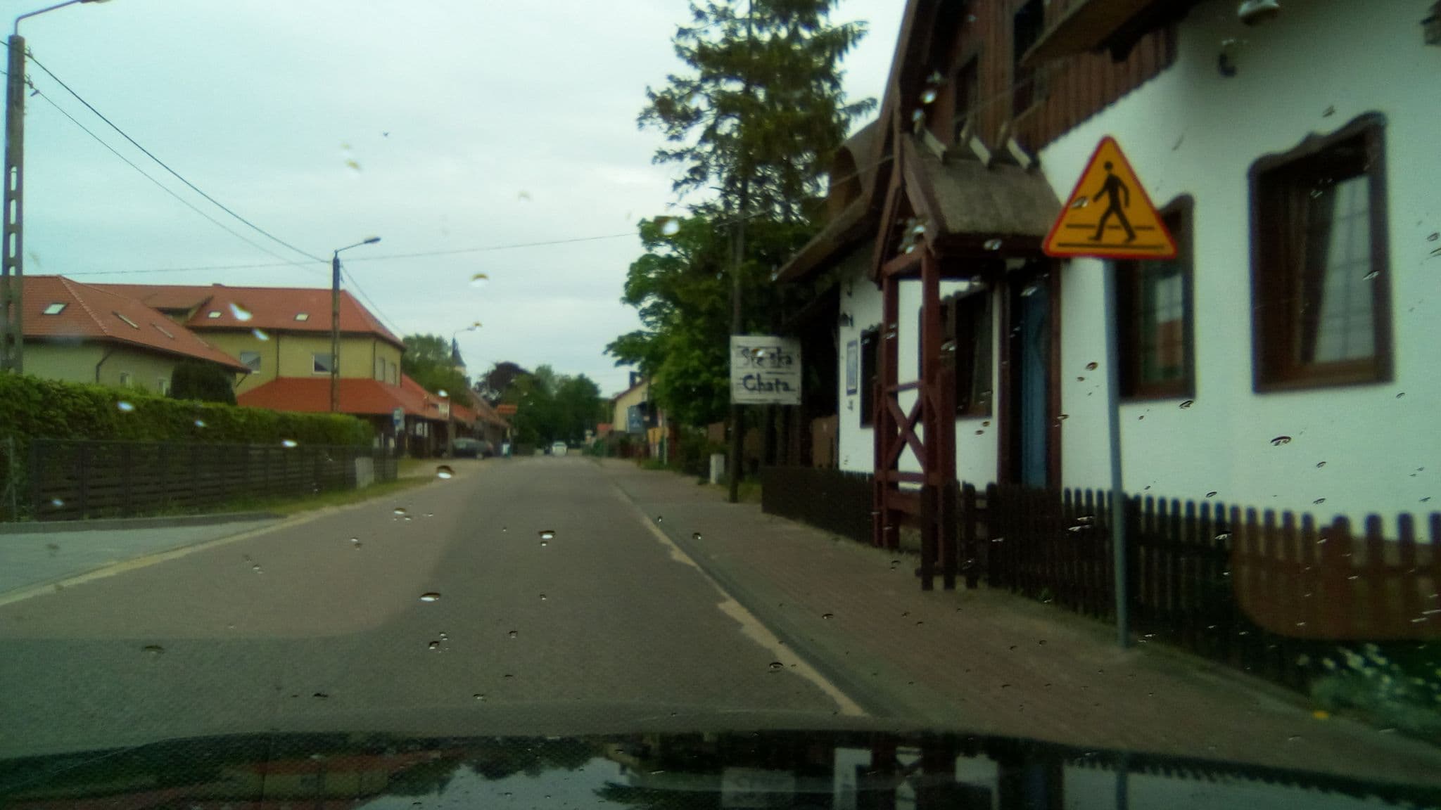 Street view near Sielska Chata, Łeba