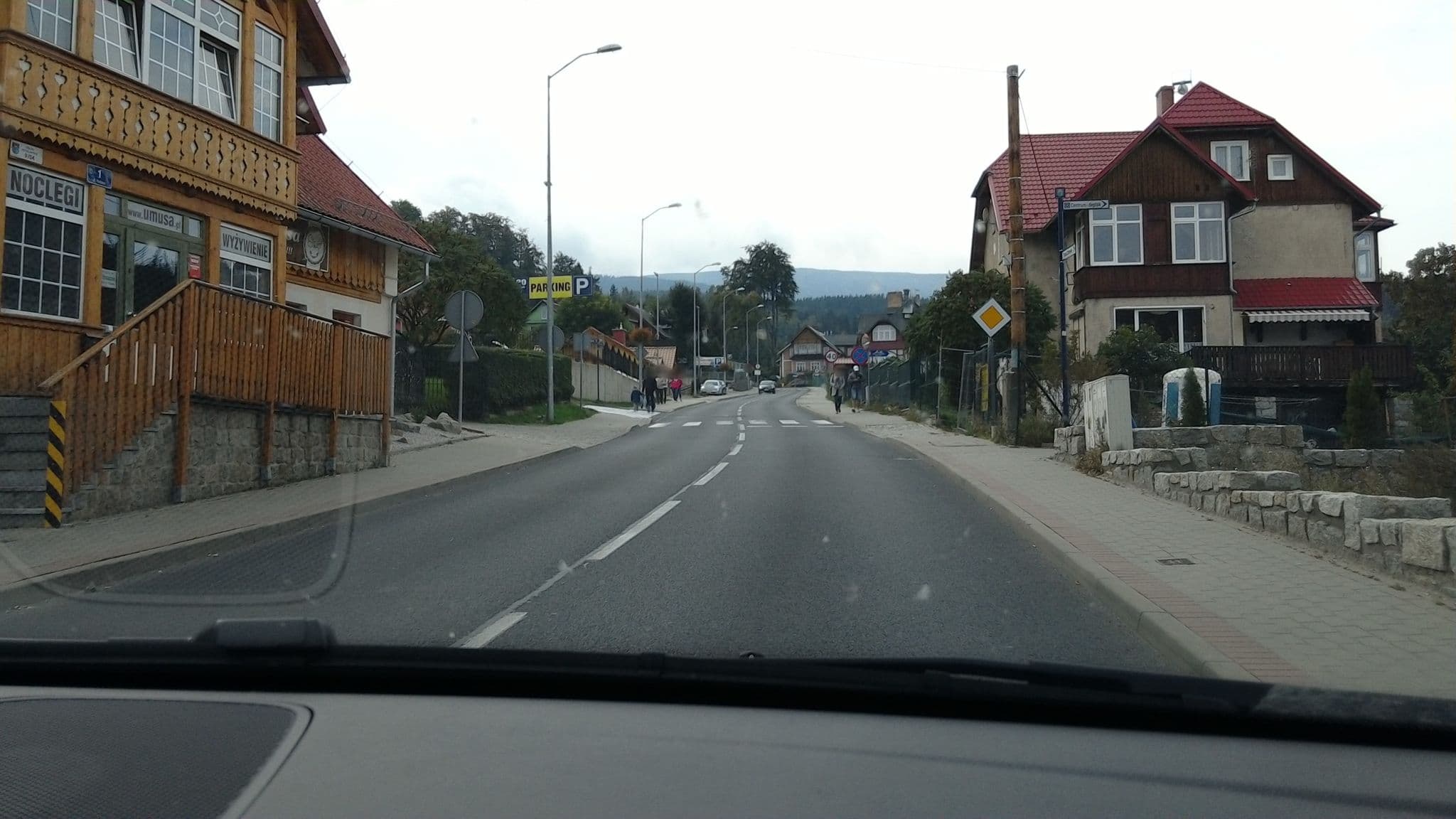 Street view near U Musa, Karpacz