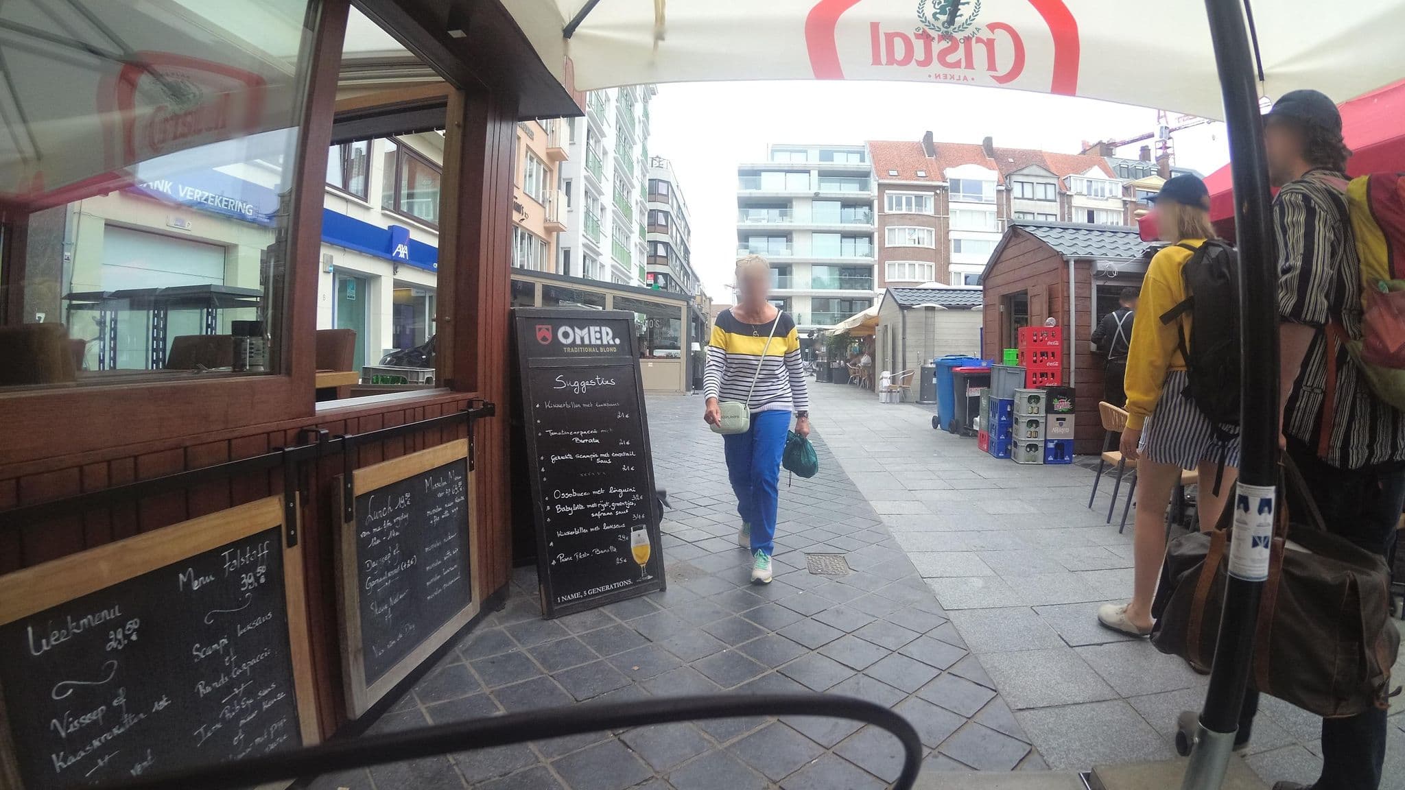 Street view near Hotel Ambassadeur, Ostend — © teddy73 (CC BY-SA · Mapillary)