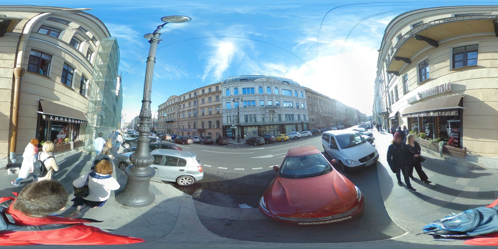 Street view near Randhouse Bed & Breakfast, Saint Petersburg — © vlivyur (CC BY-SA · Mapillary)