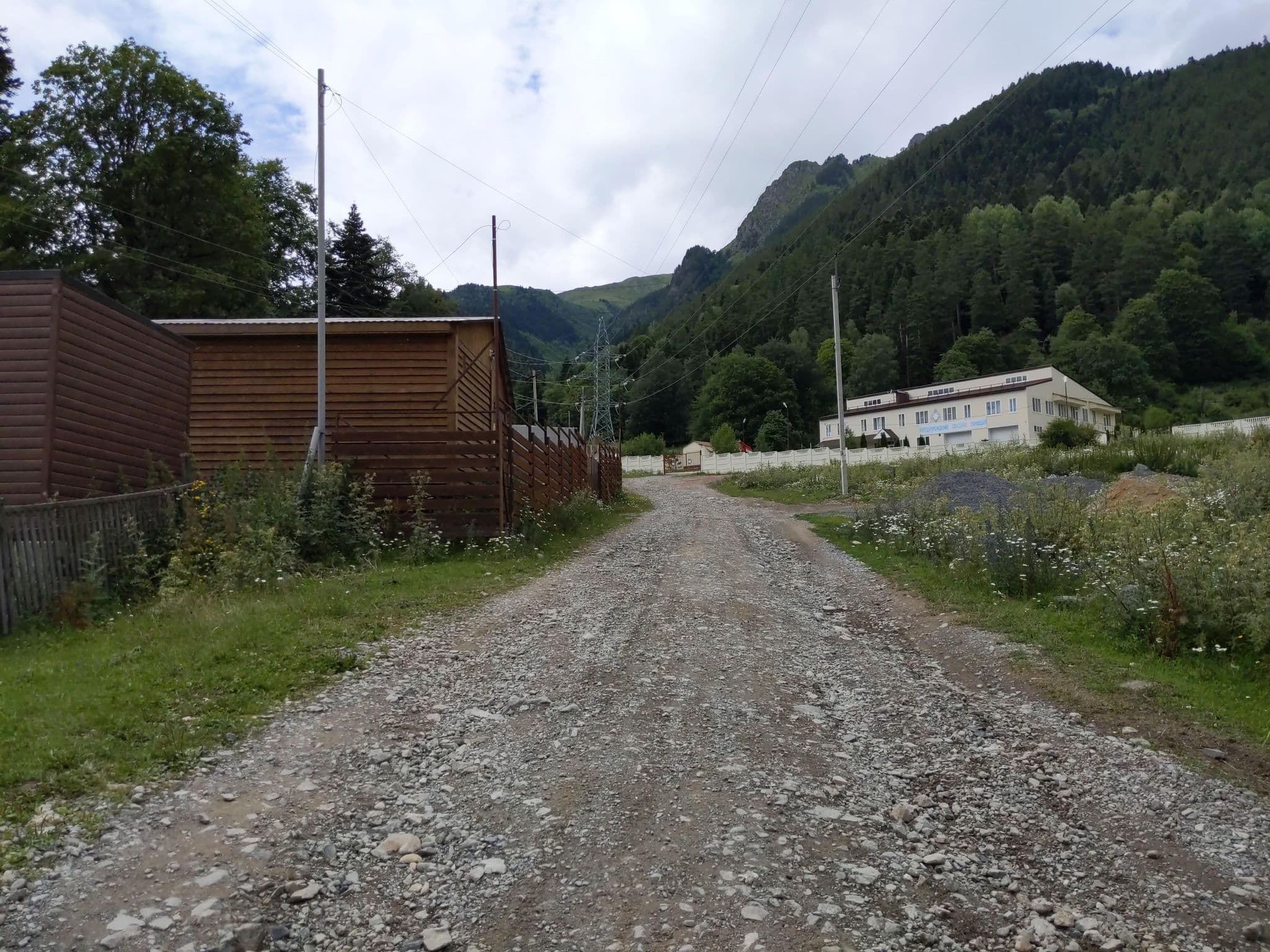 Street view near Корпус №1, Nizhniy Arkhyz