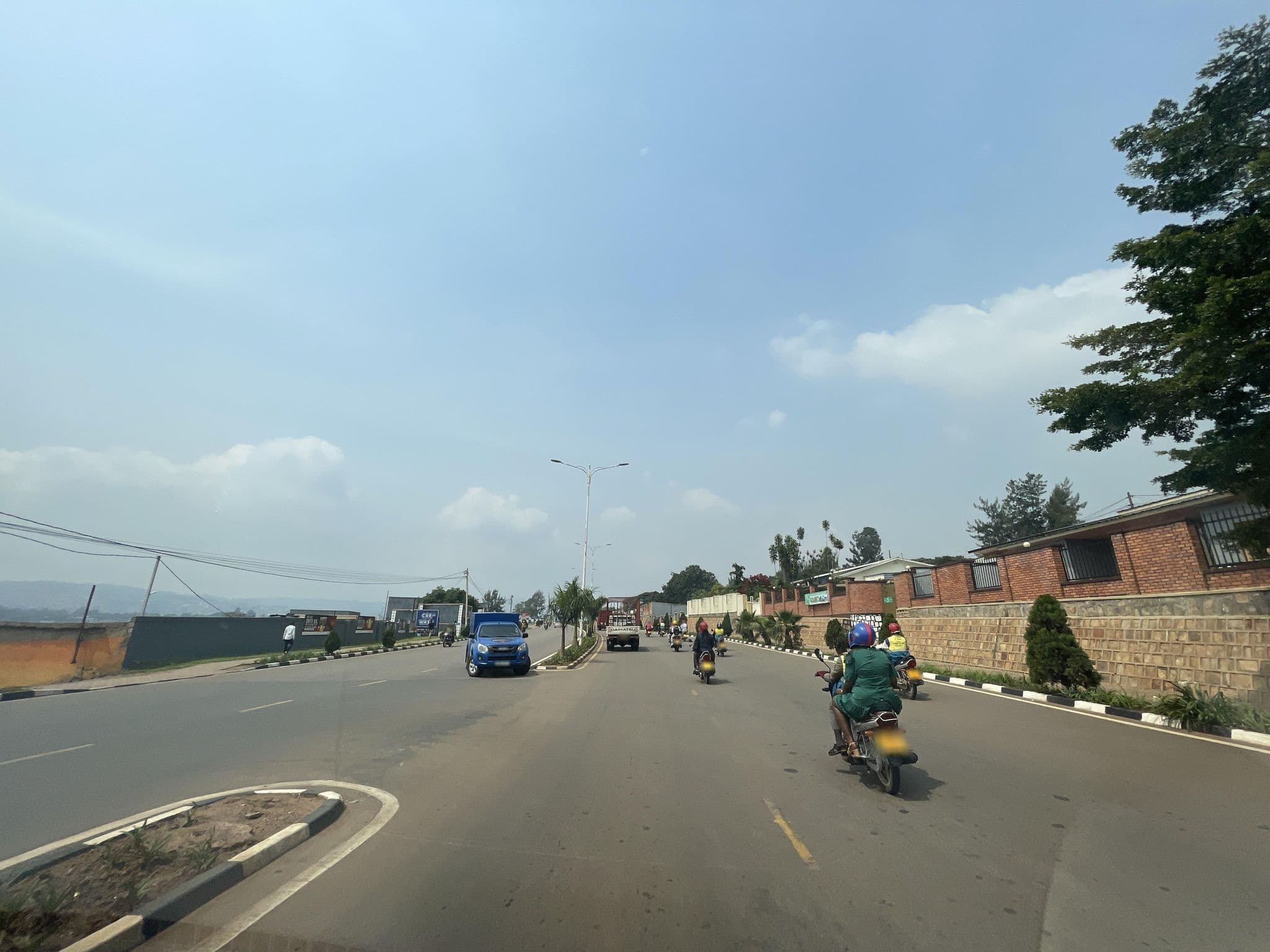 Street view near Wilsad lodge, Kigali