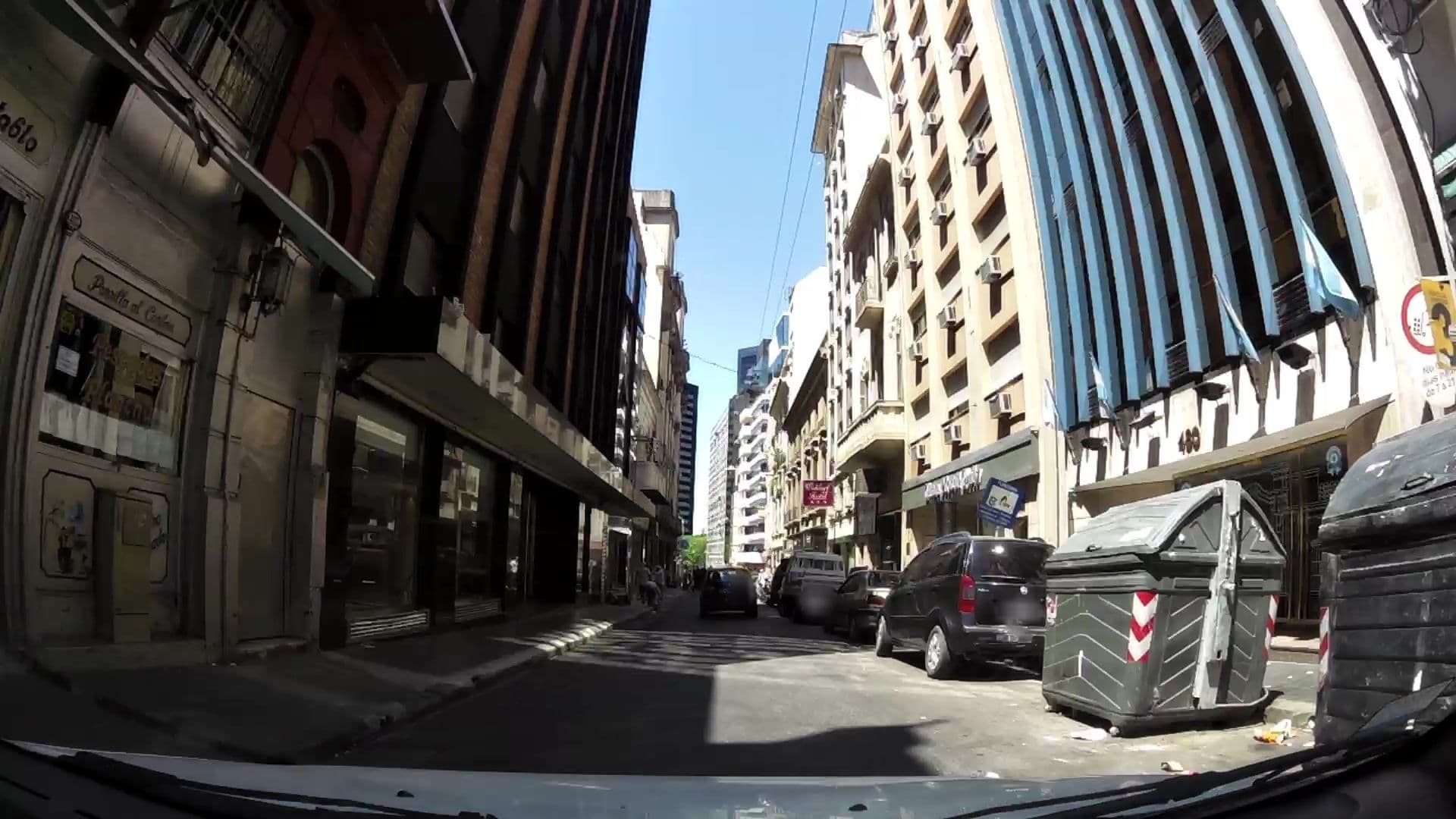 Street view near Waldorf Hotel, Buenos Aires