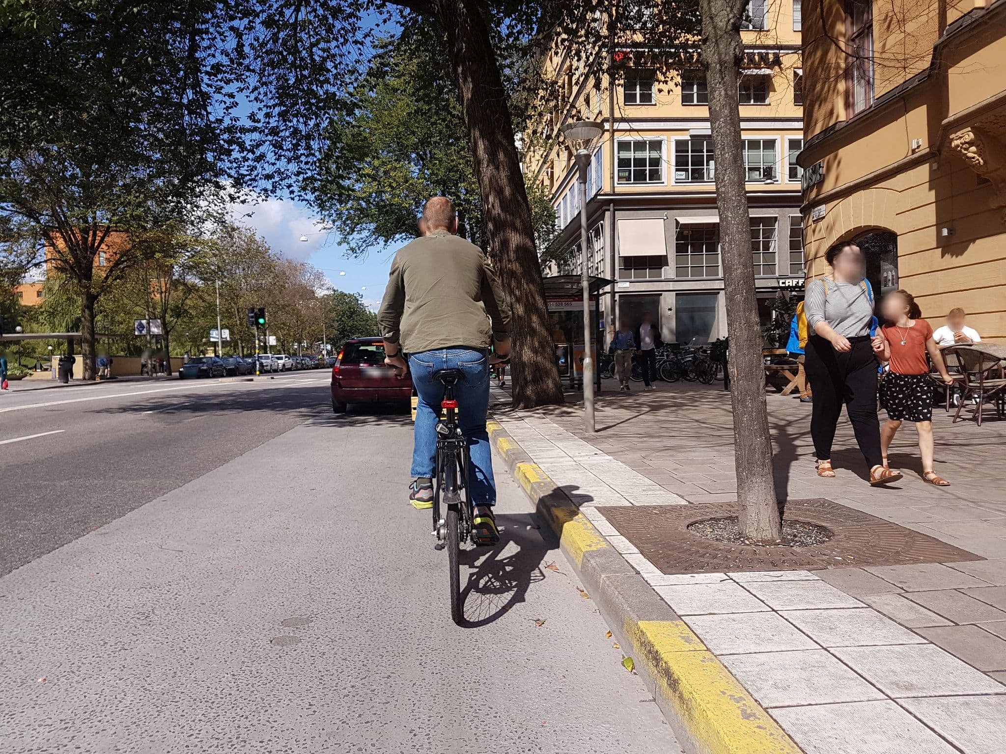 Street view near Bed and Breakfast, Kungsholmen — © haxpett (CC BY-SA · Mapillary)