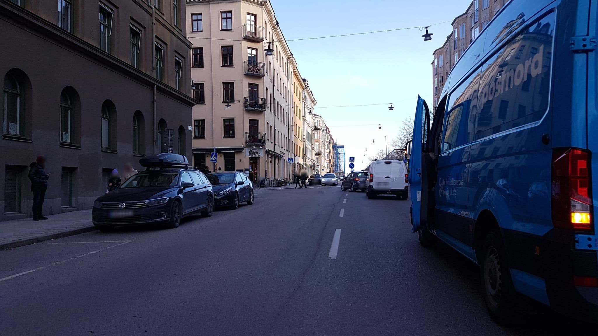 Street view near Hostel Dalagatan, Kungsholmen — © haxpett (CC BY-SA · Mapillary)