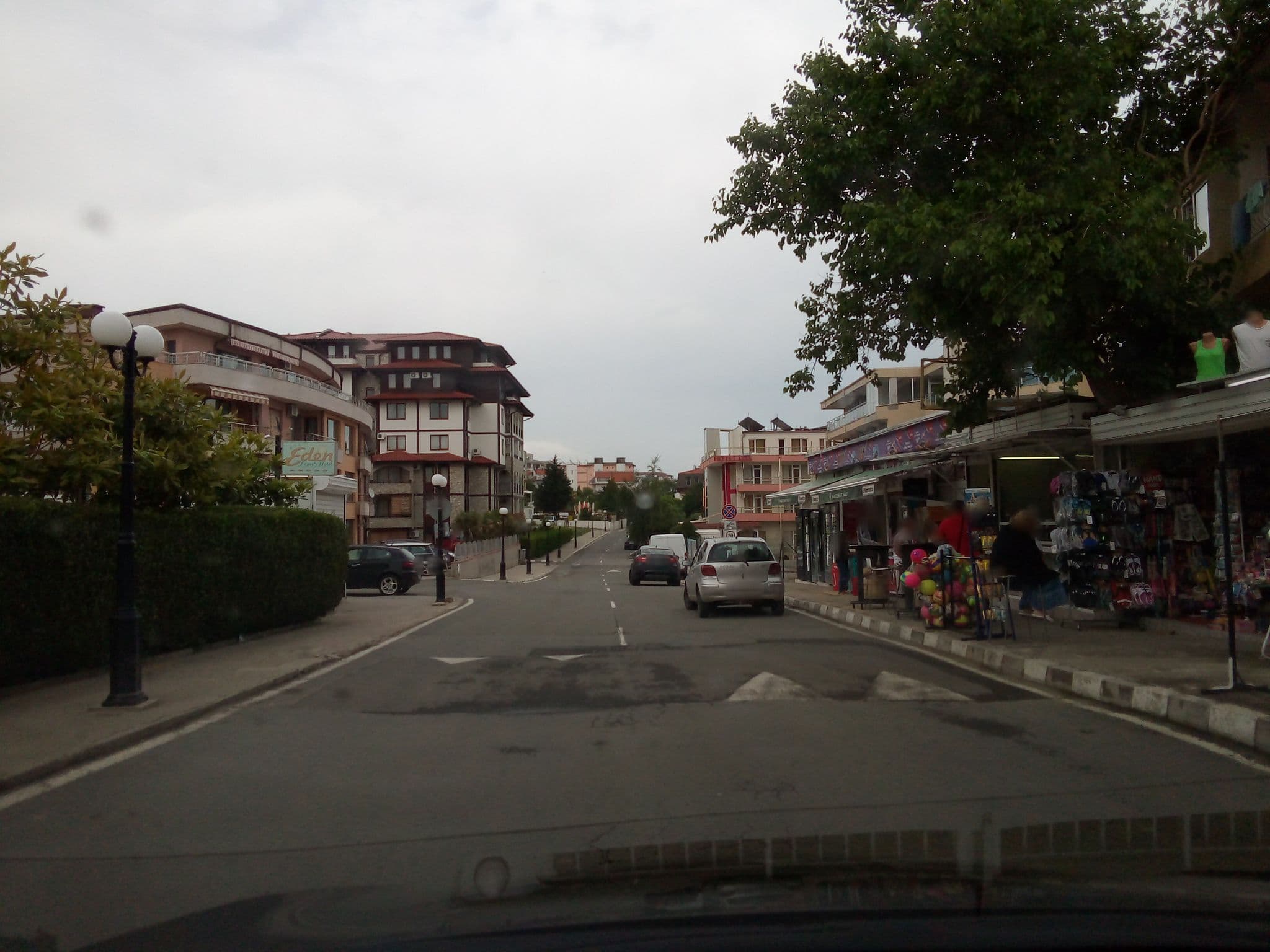 Street view near Eden, family hotel, Sveti Vlas