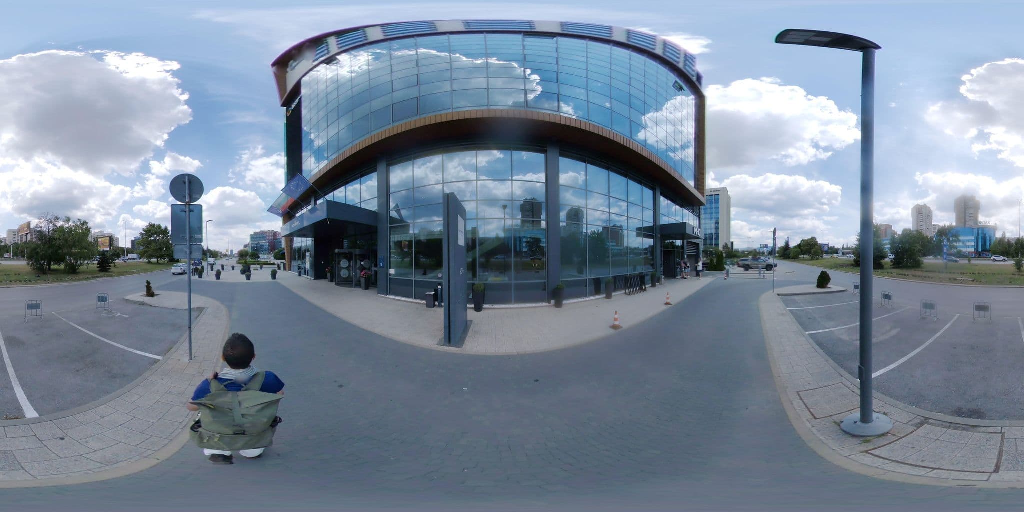 Street view near Novotel, Sofia