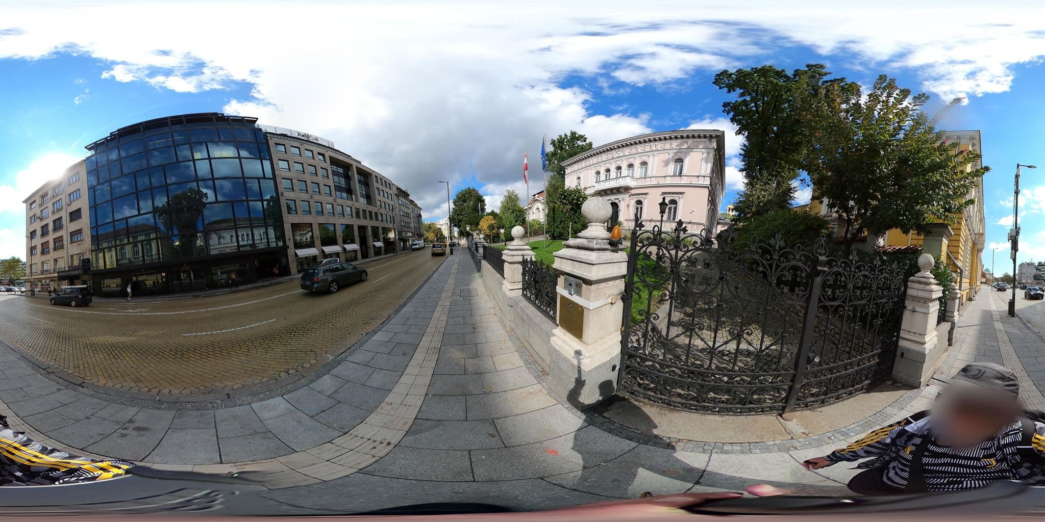 Street view near Sense Hotel Sofia, Sofia — © alexanderbtodorov (CC BY-SA · Mapillary)