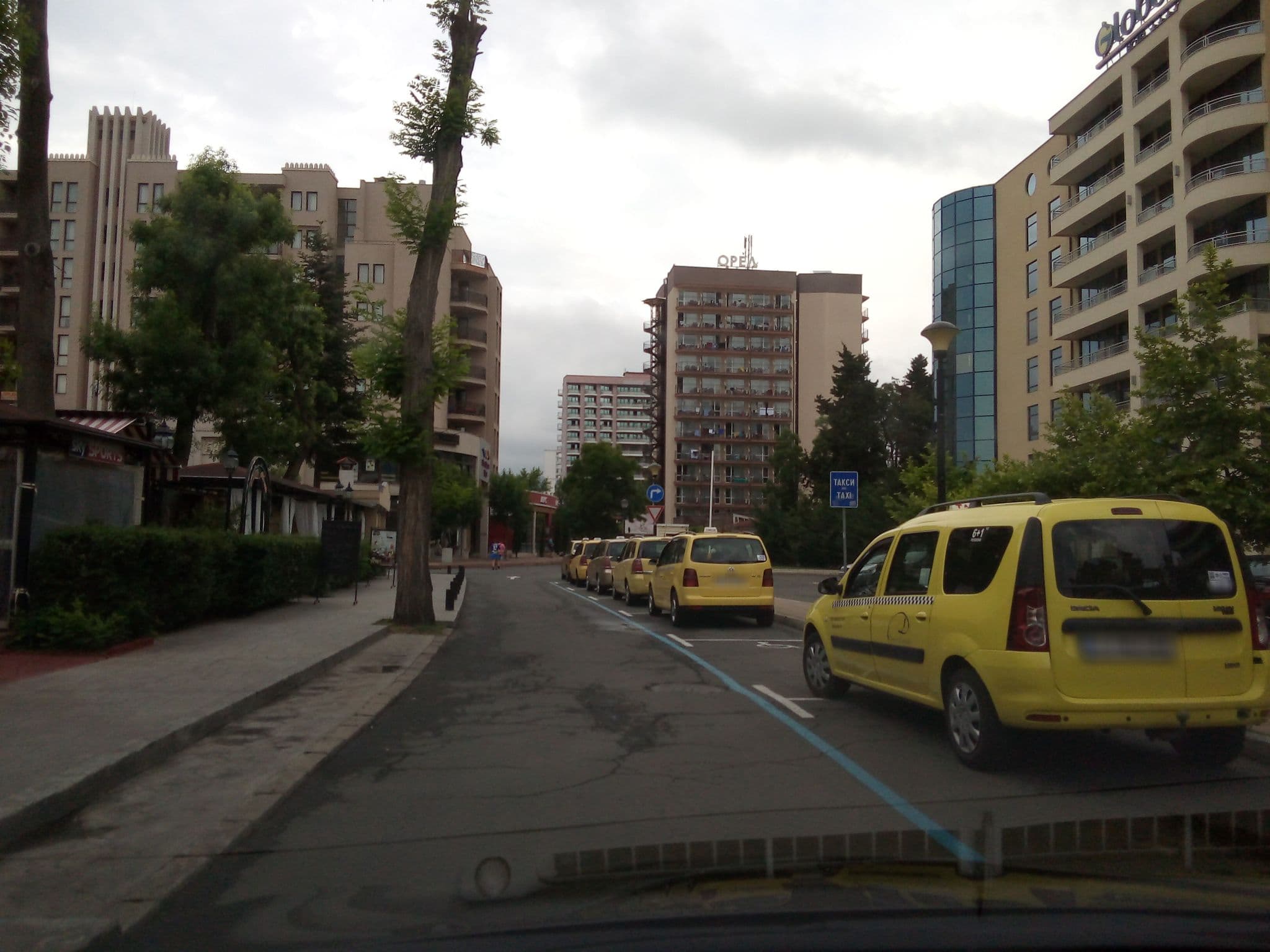 Street view near Four Points Sunny Beach, Sveti Vlas