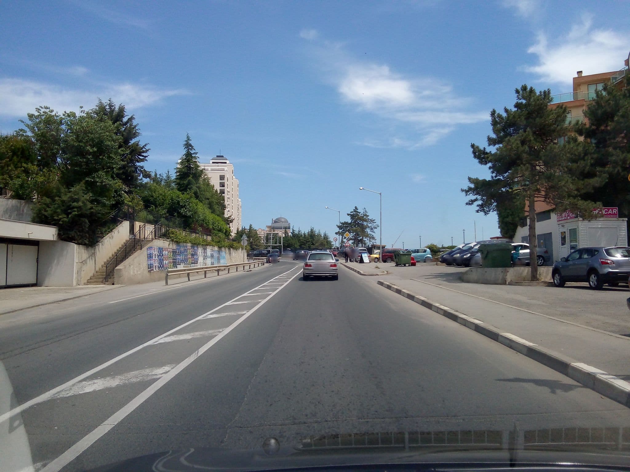 Street view near Dolphin, Sveti Vlas