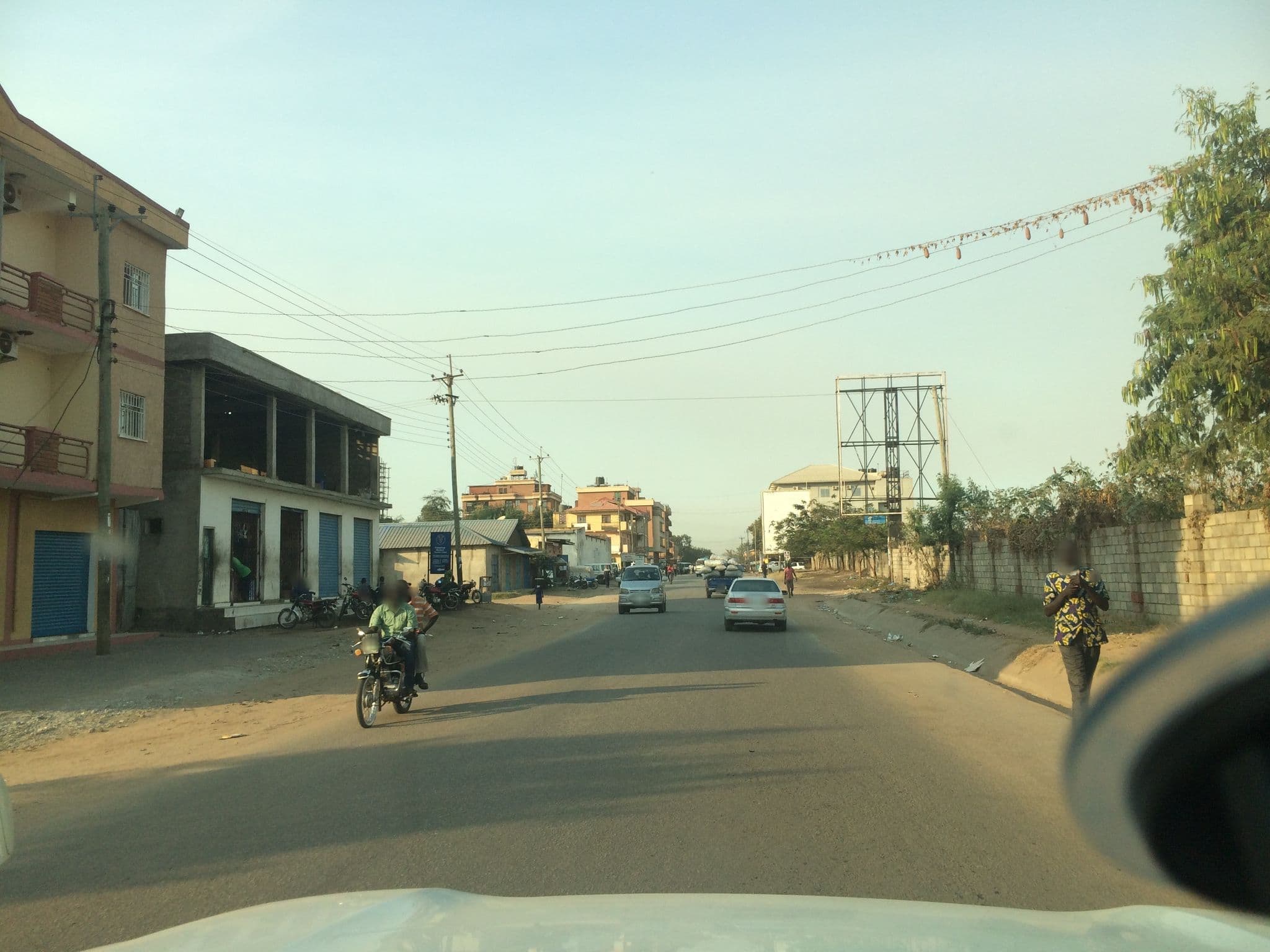 Street view near Red Ocean Hotel, Juba