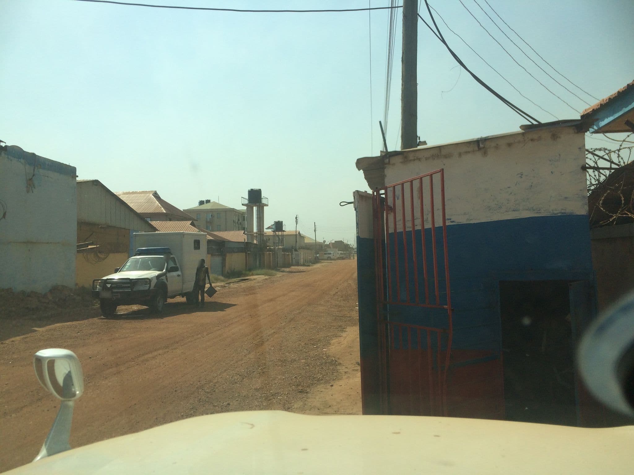 Street view near Hotel Panorama, Juba