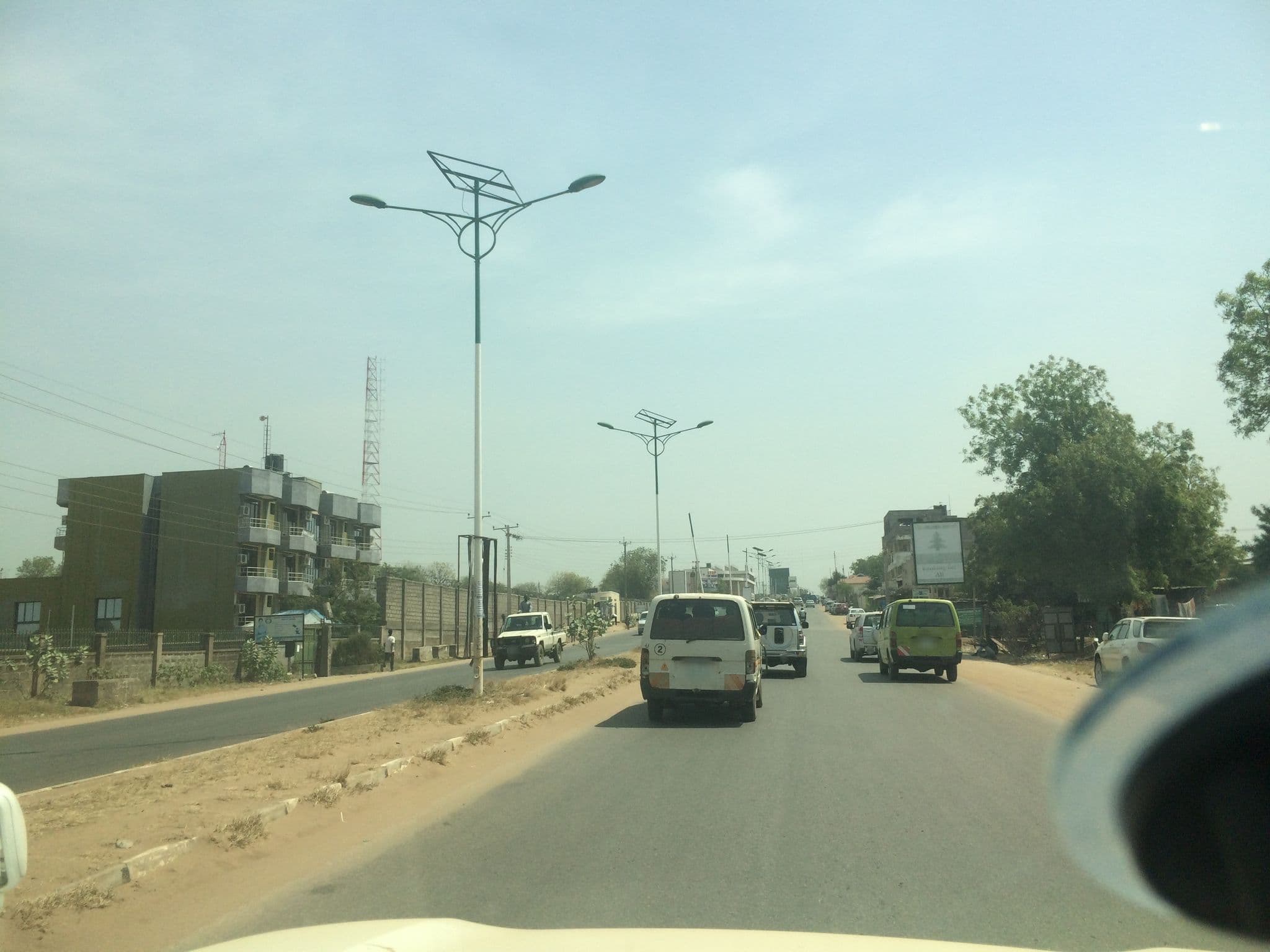 Street view near Mauna Classic Hotel, Juba