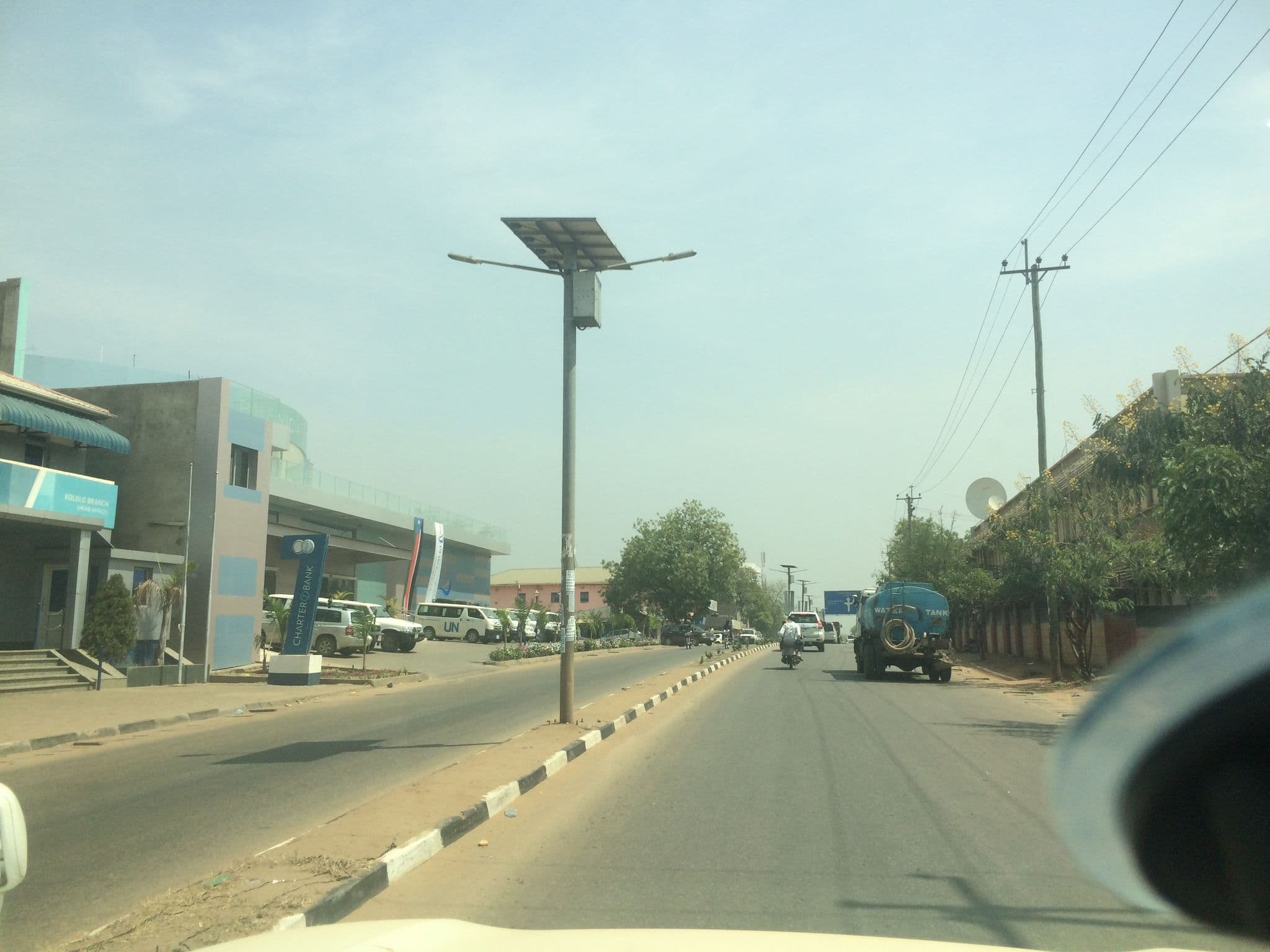 Street view near Parking lot, Juba