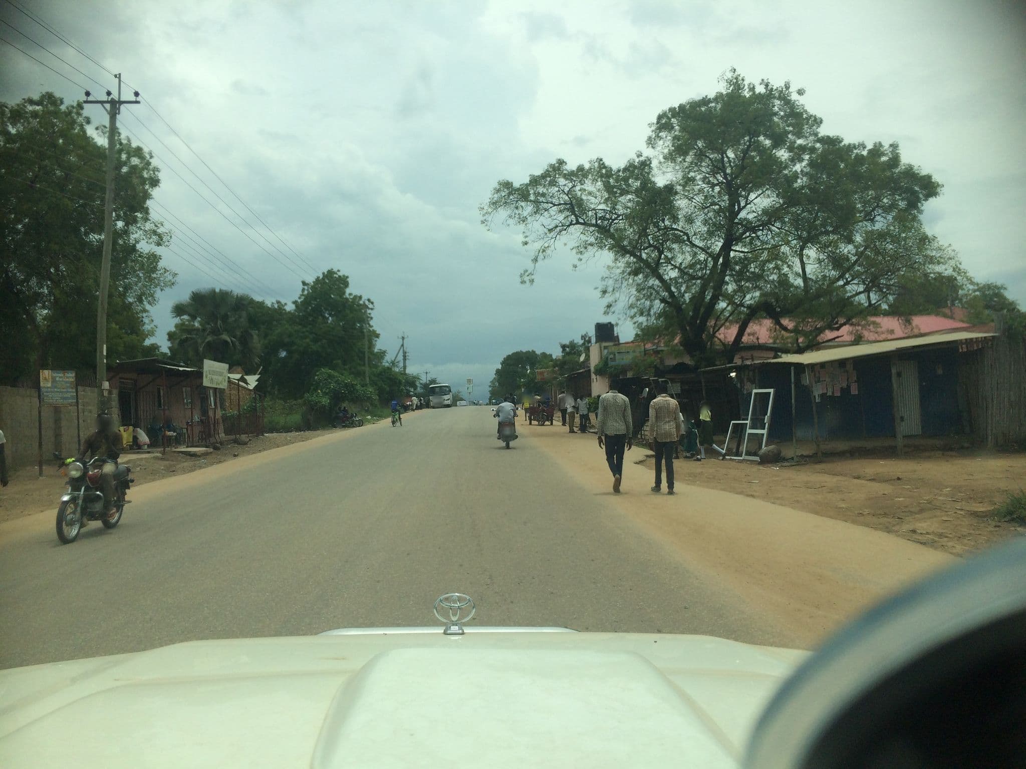 Street view near Harmony Hotel, Juba