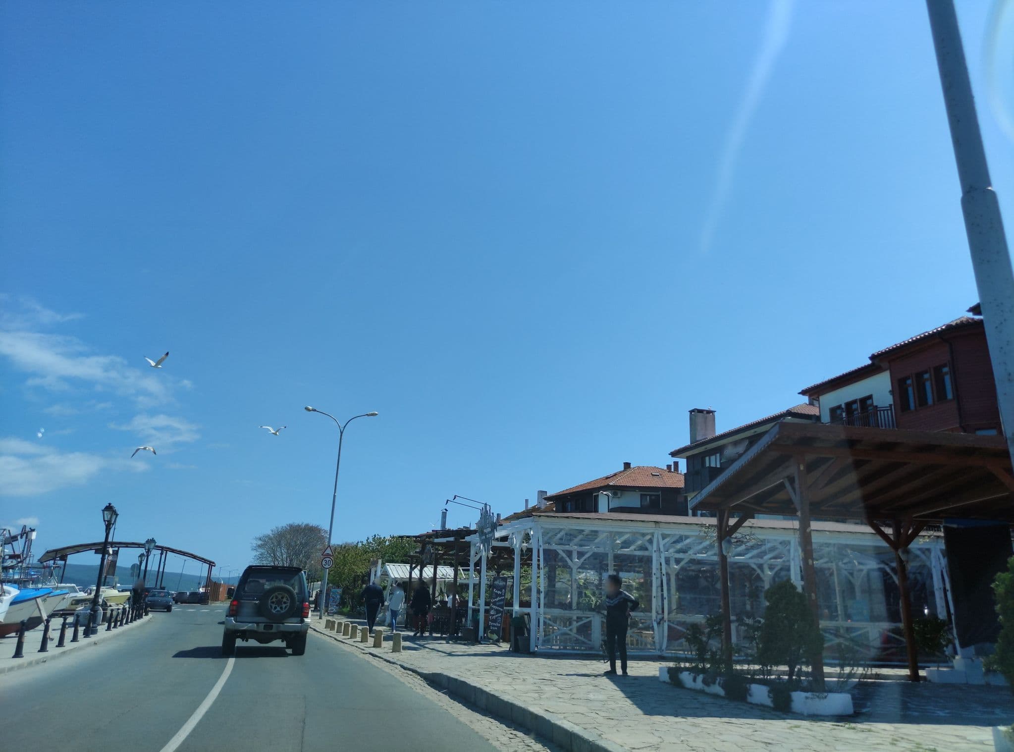 Street view near St. Nikolas, Nesebar — © neau (CC BY-SA · Mapillary)