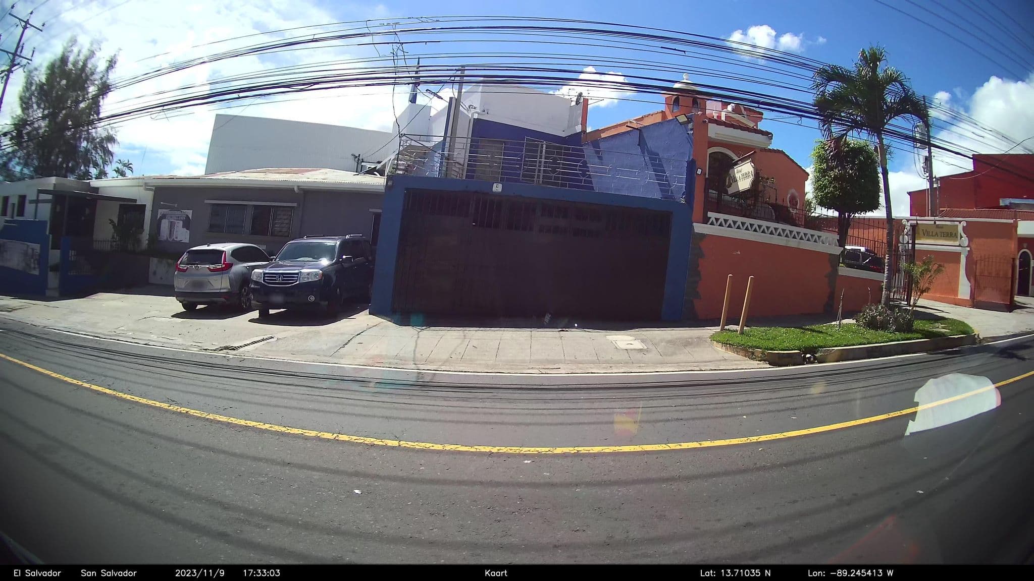 Street view near Hotel Mirador Plaza, Antiguo Cuscatlán — © kaart_2 (CC BY-SA · Mapillary)