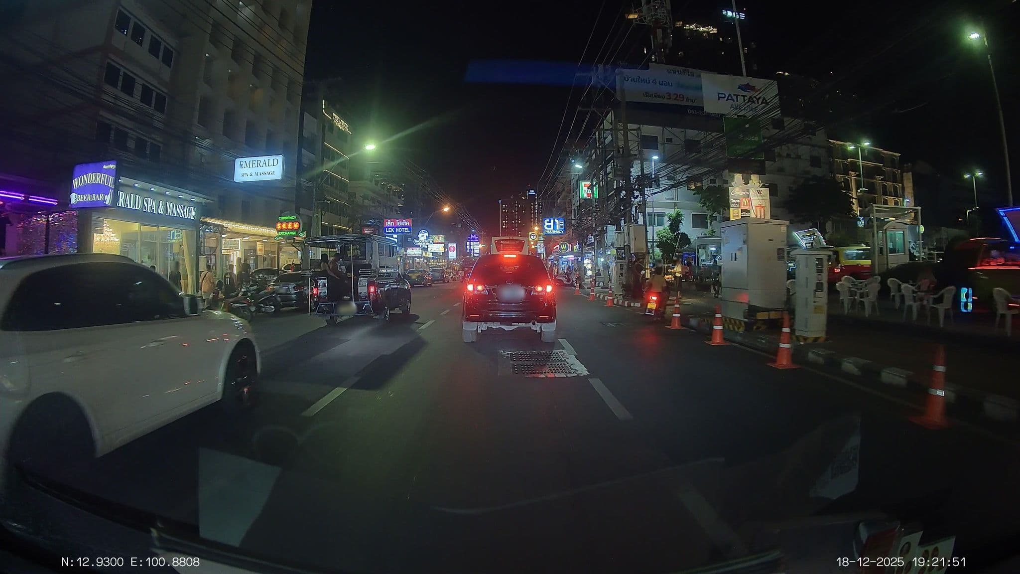 Street view near KTK House, Pattaya