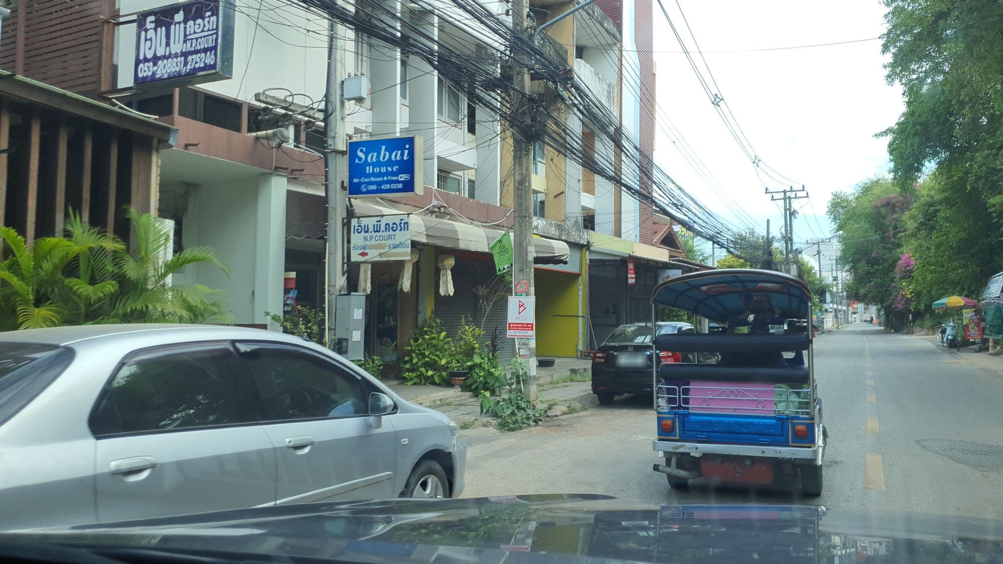 Street view near Sabai House, Chiang Mai