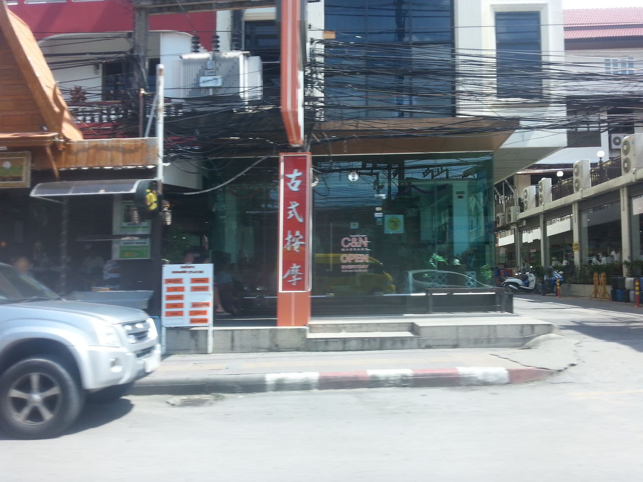 Street view near Cheap Rooms Phuket, Patong